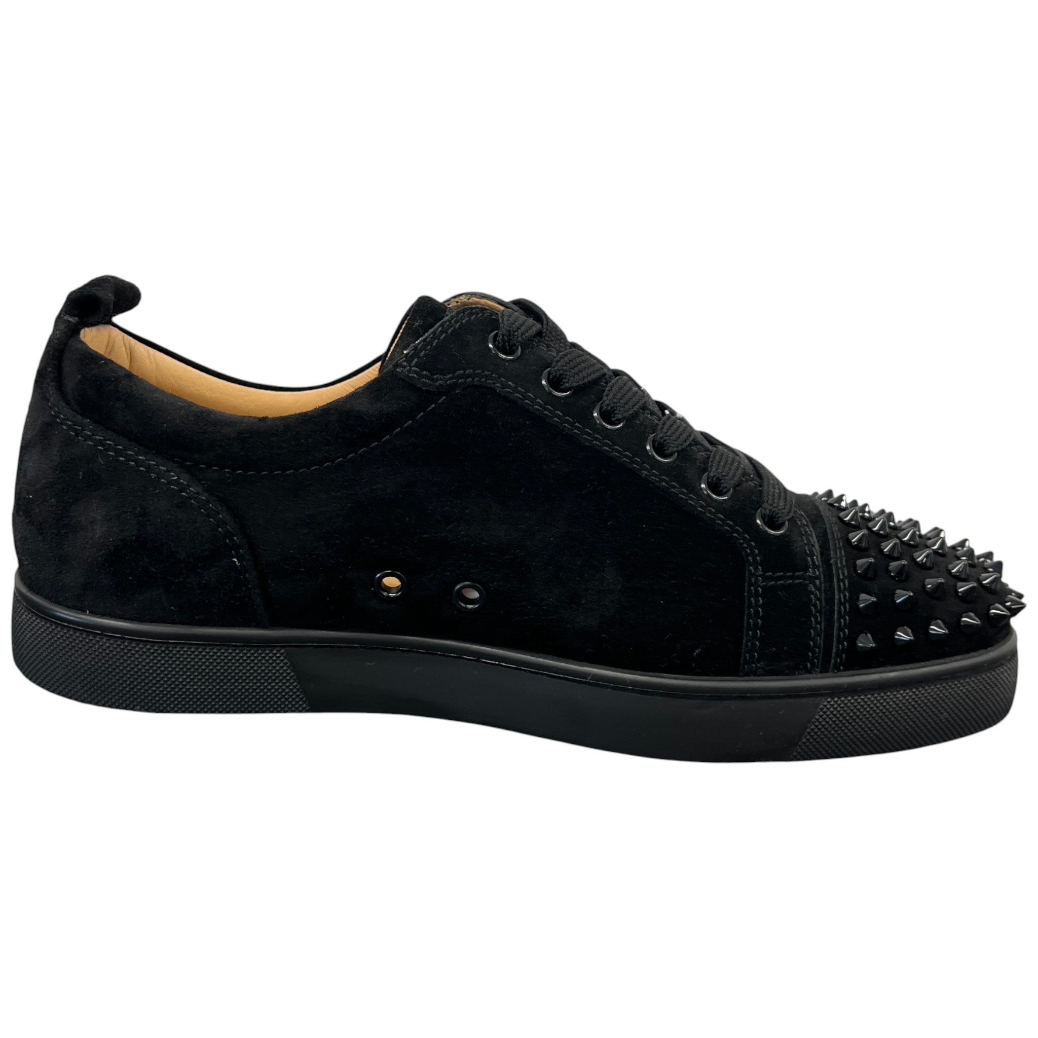Men's Louis Junior Spikes Flat Low Trainers Black Size EU 42 / UK 8