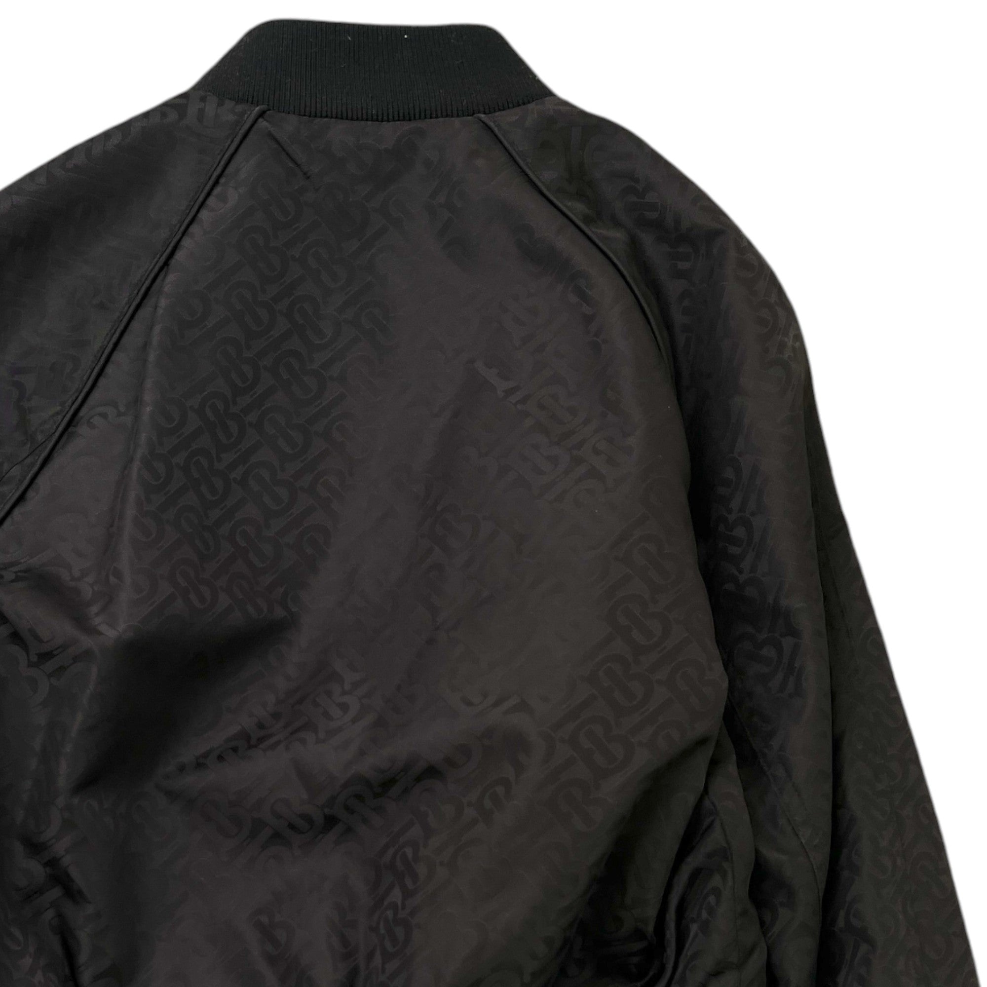Women's Tb Monogram Bomber Jacket Black Size XS