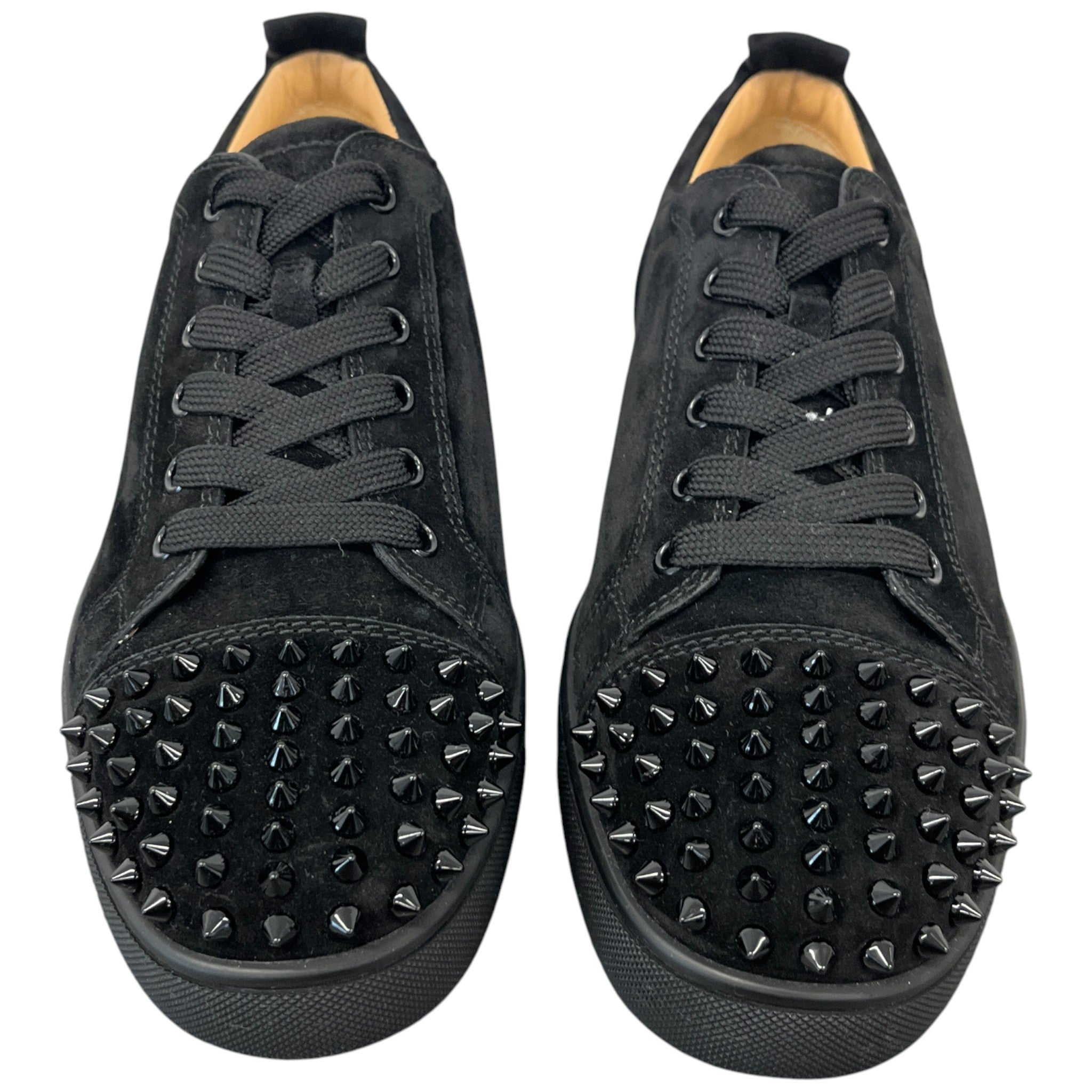 Men's Louis Junior Spikes Flat Low Trainers Black Size EU 42 / UK 8