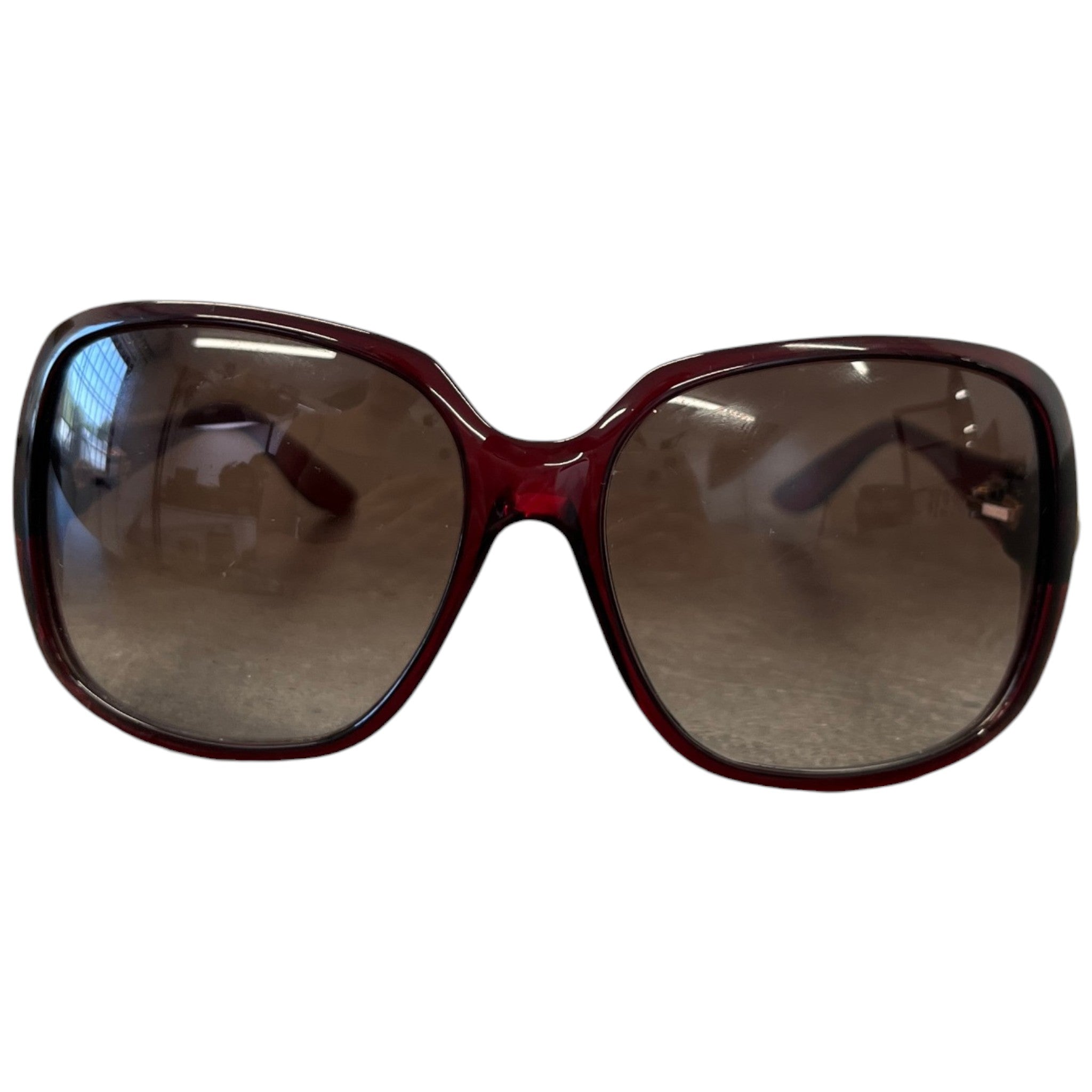 Women's Vintage Gg Sunglasses Burgundy