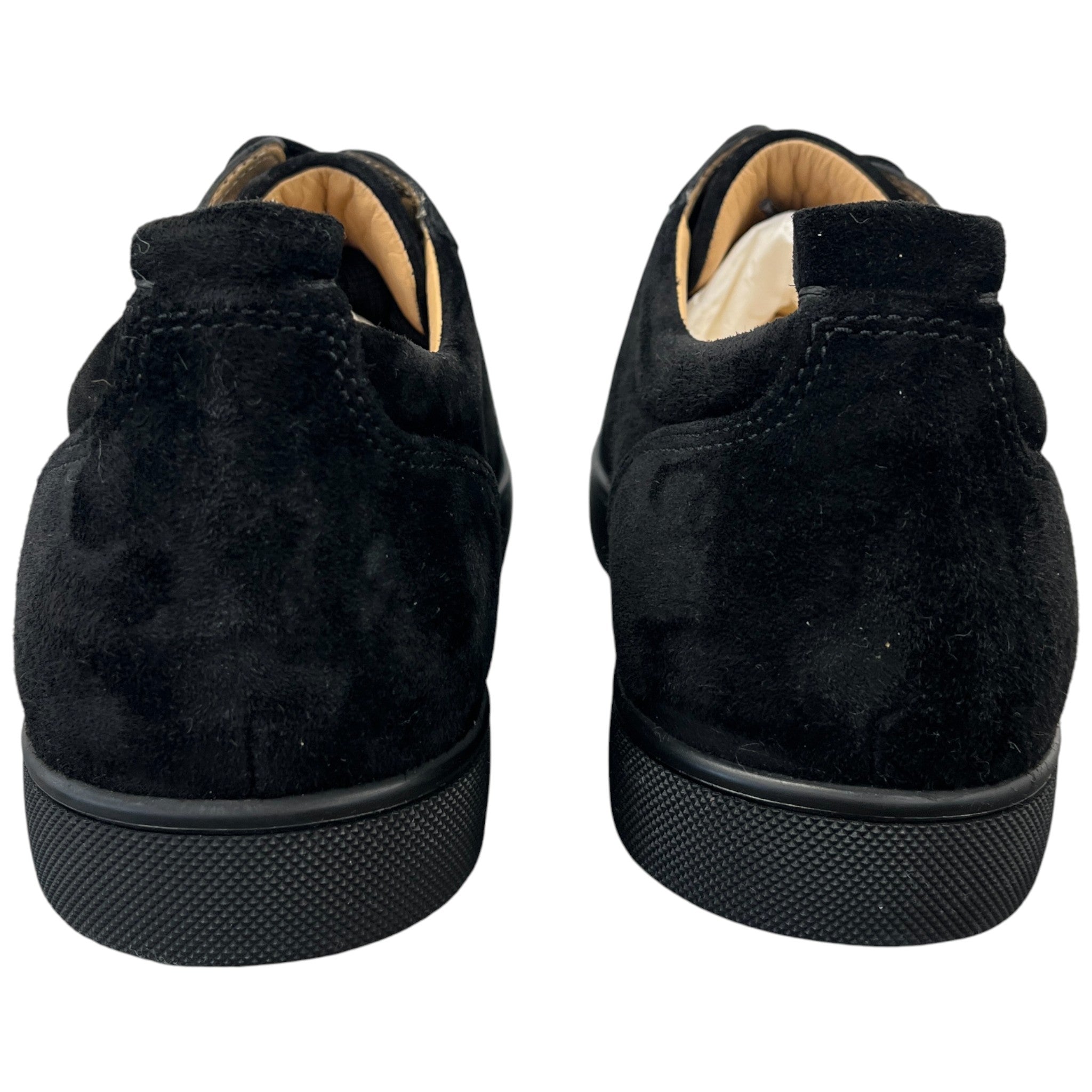 Men's Louis Junior Spikes Flat Low Trainers Black Size EU 42 / UK 8