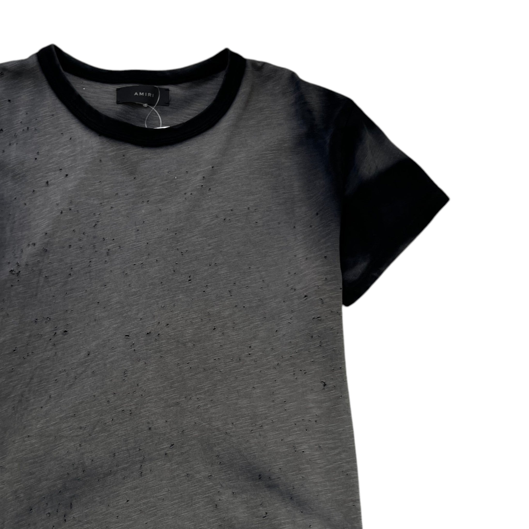 Men's Distressed Shotgun T-Shirt Grey Size M