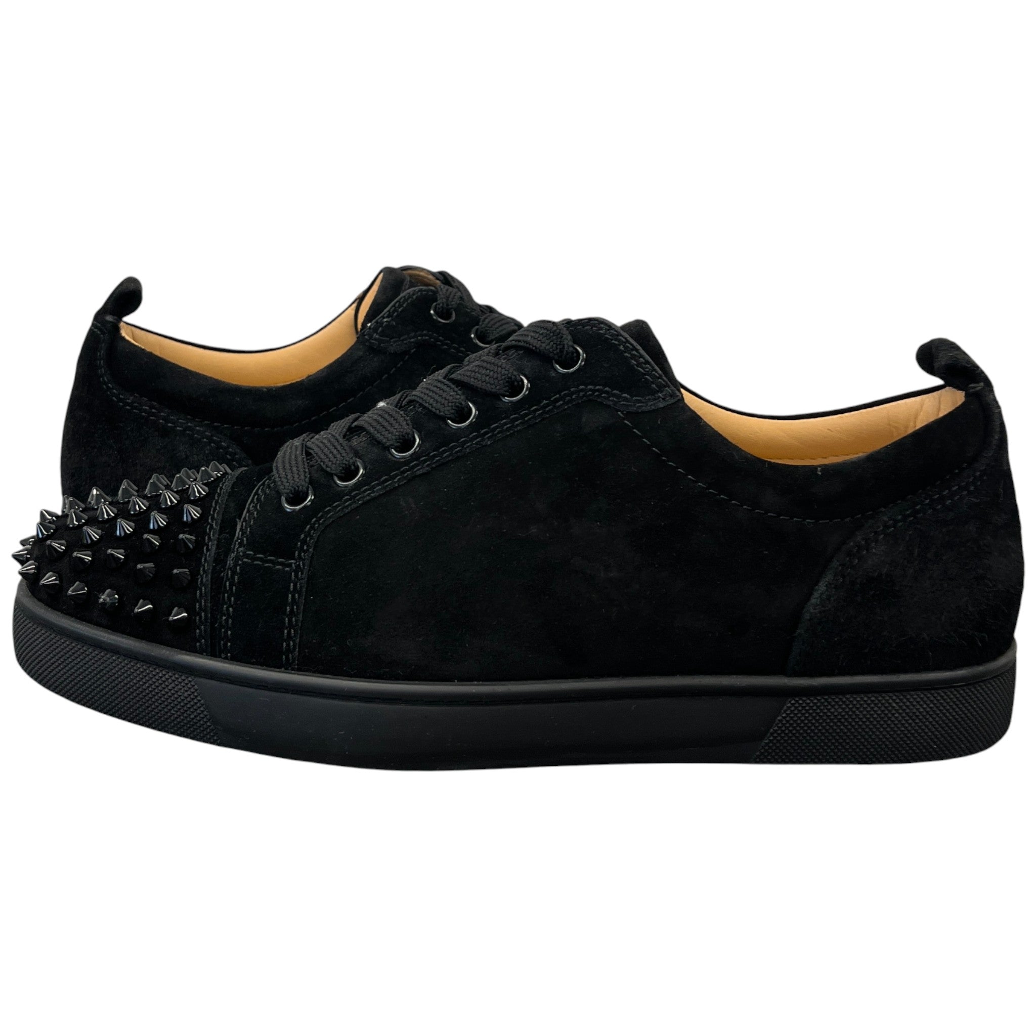 Men's Louis Junior Spikes Flat Low Trainers Black Size EU 42 / UK 8