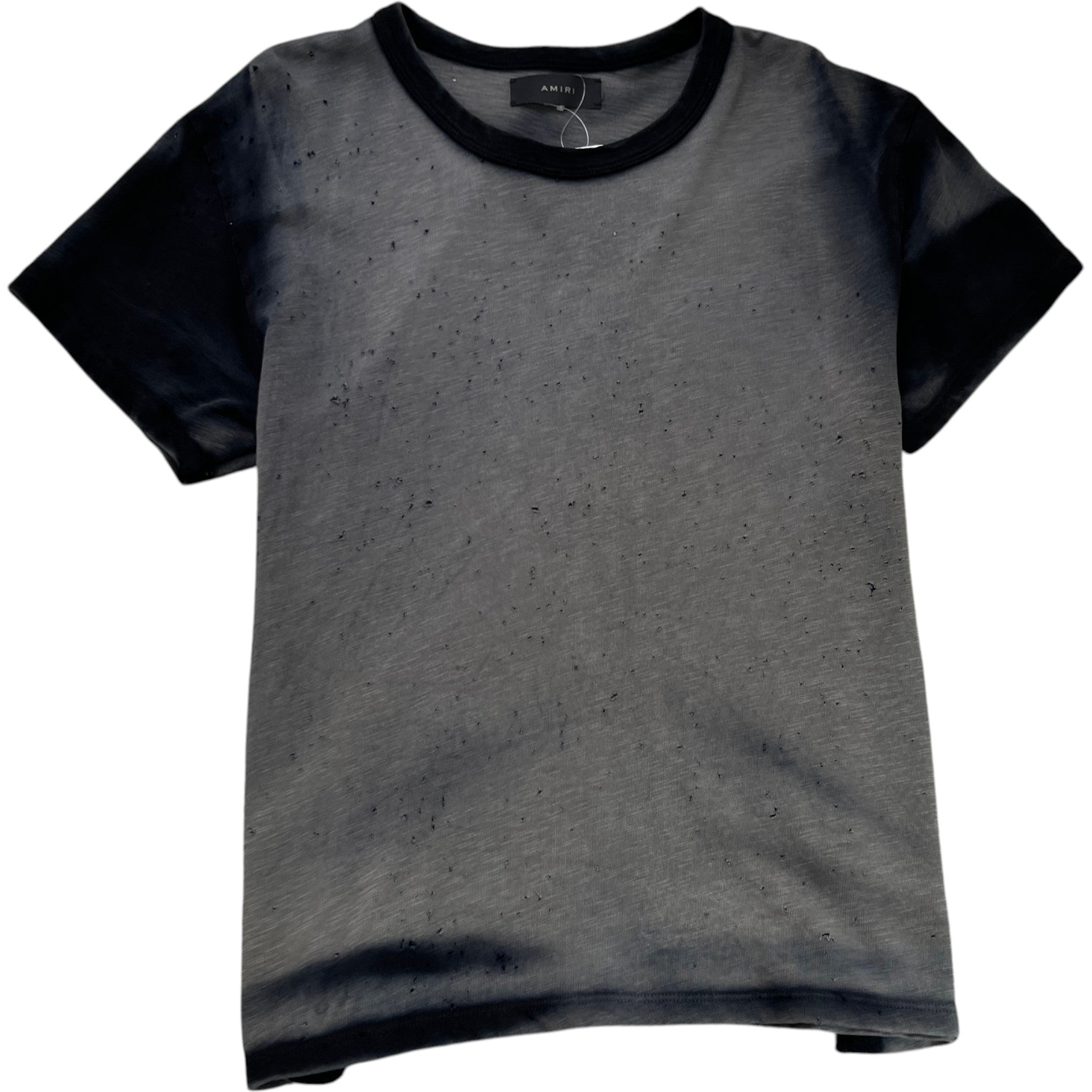 Men's Distressed Shotgun T-Shirt Grey Size M
