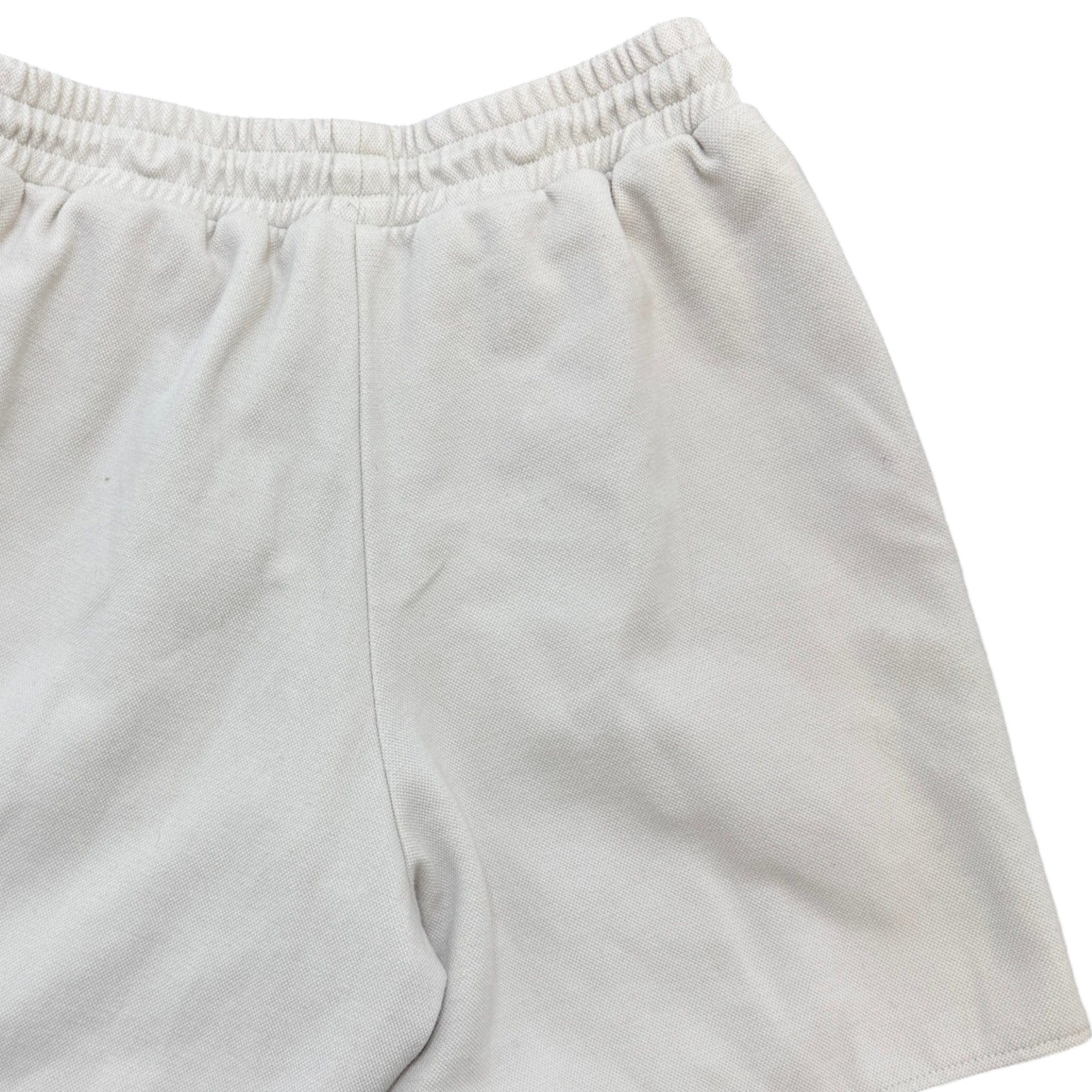 Men's Embroidered Logo Shorts Cream Size M