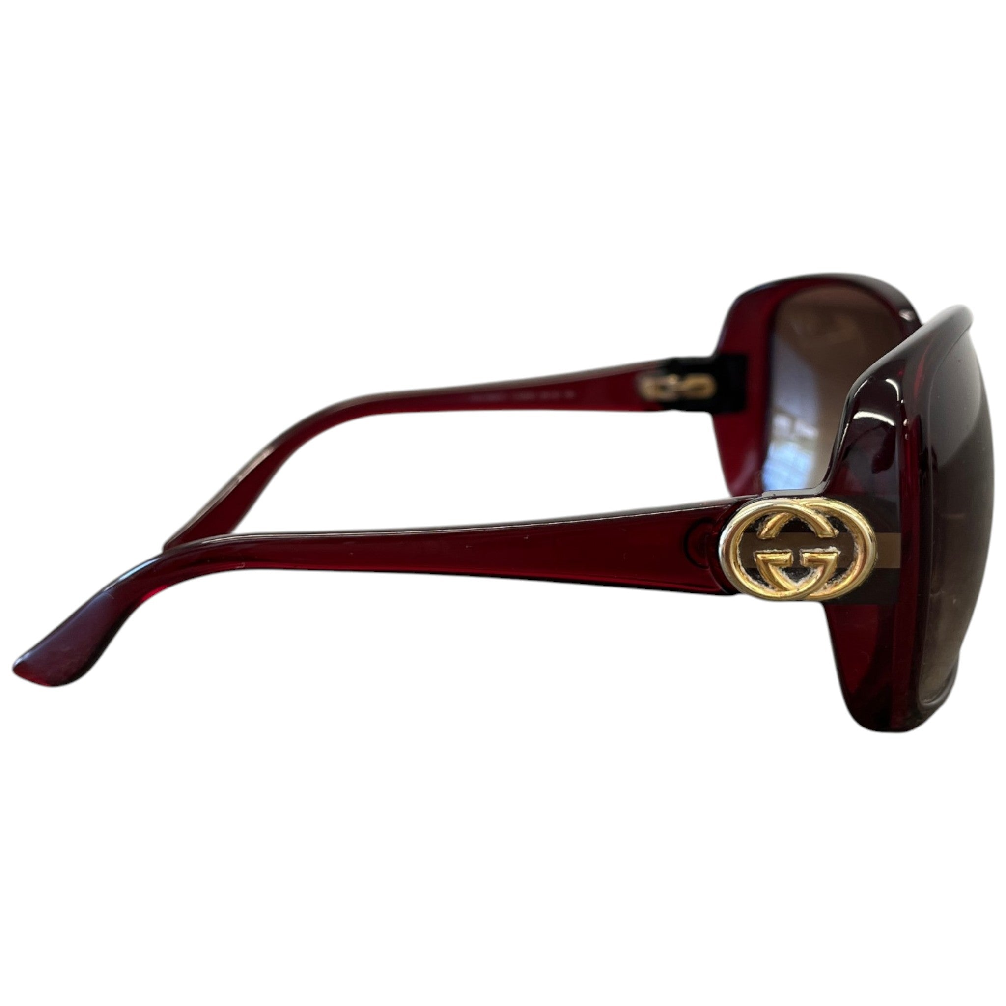 Women's Vintage Gg Sunglasses Burgundy