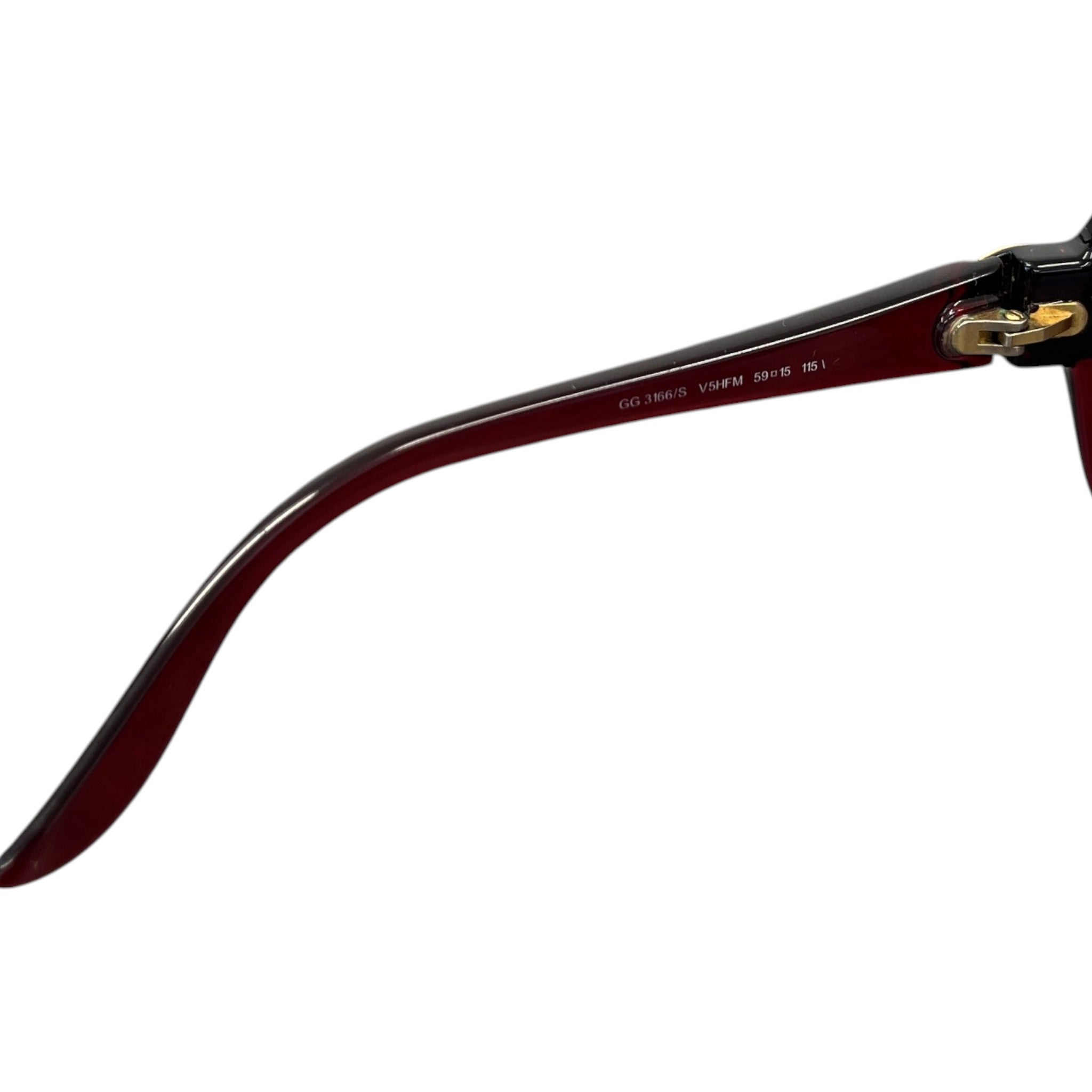 Women's Vintage Gg Sunglasses Burgundy