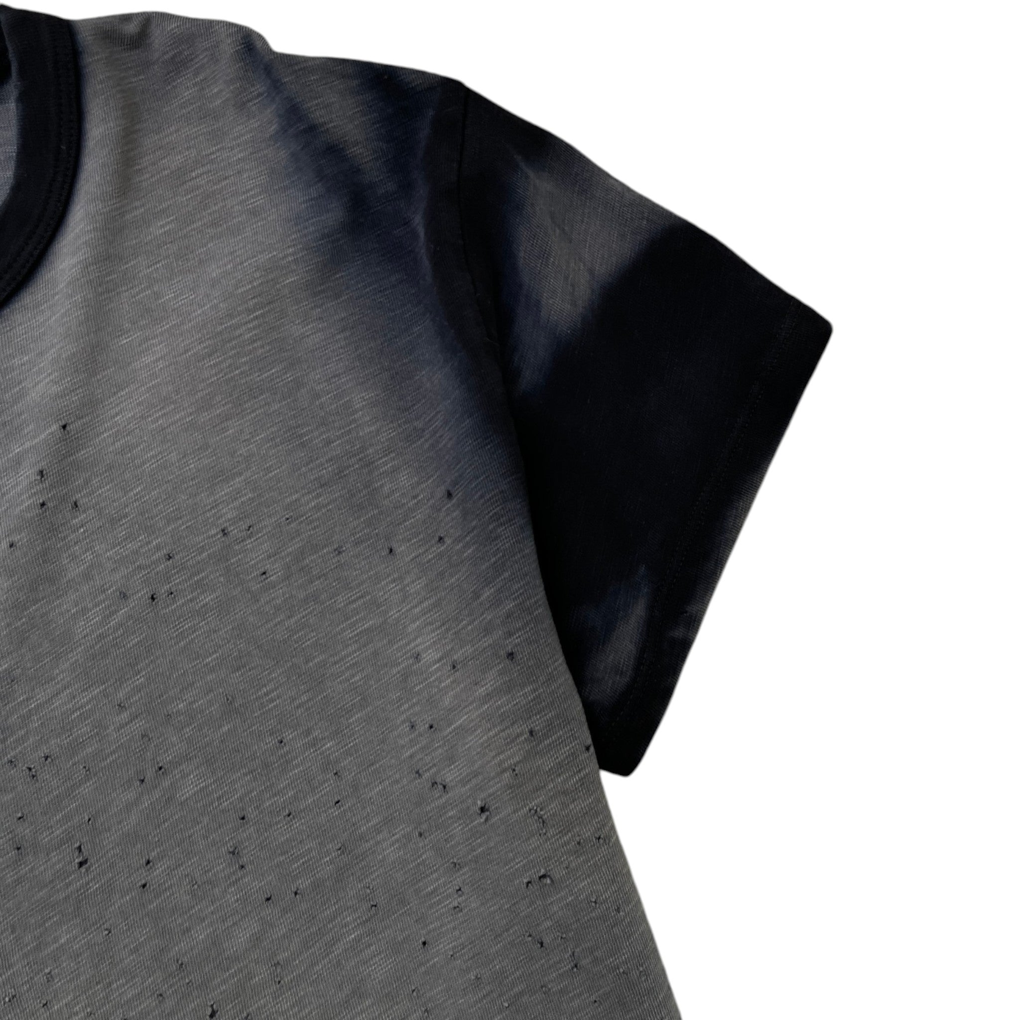 Men's Distressed Shotgun T-Shirt Grey Size M