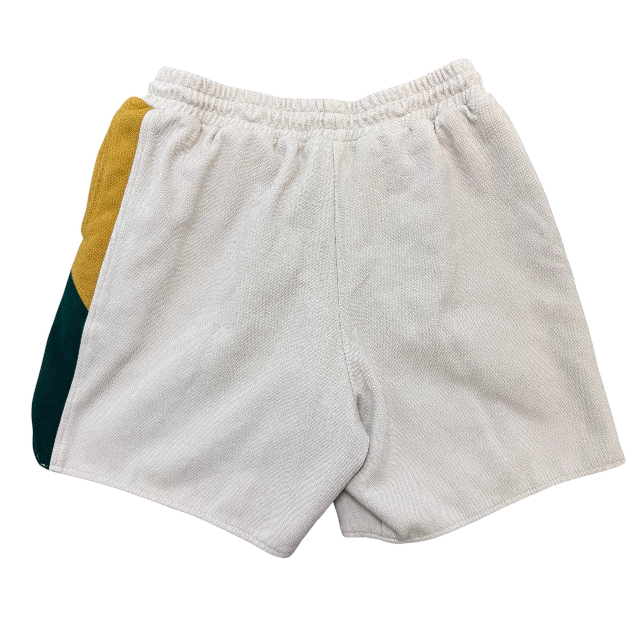 Men's Embroidered Logo Shorts Cream Size M