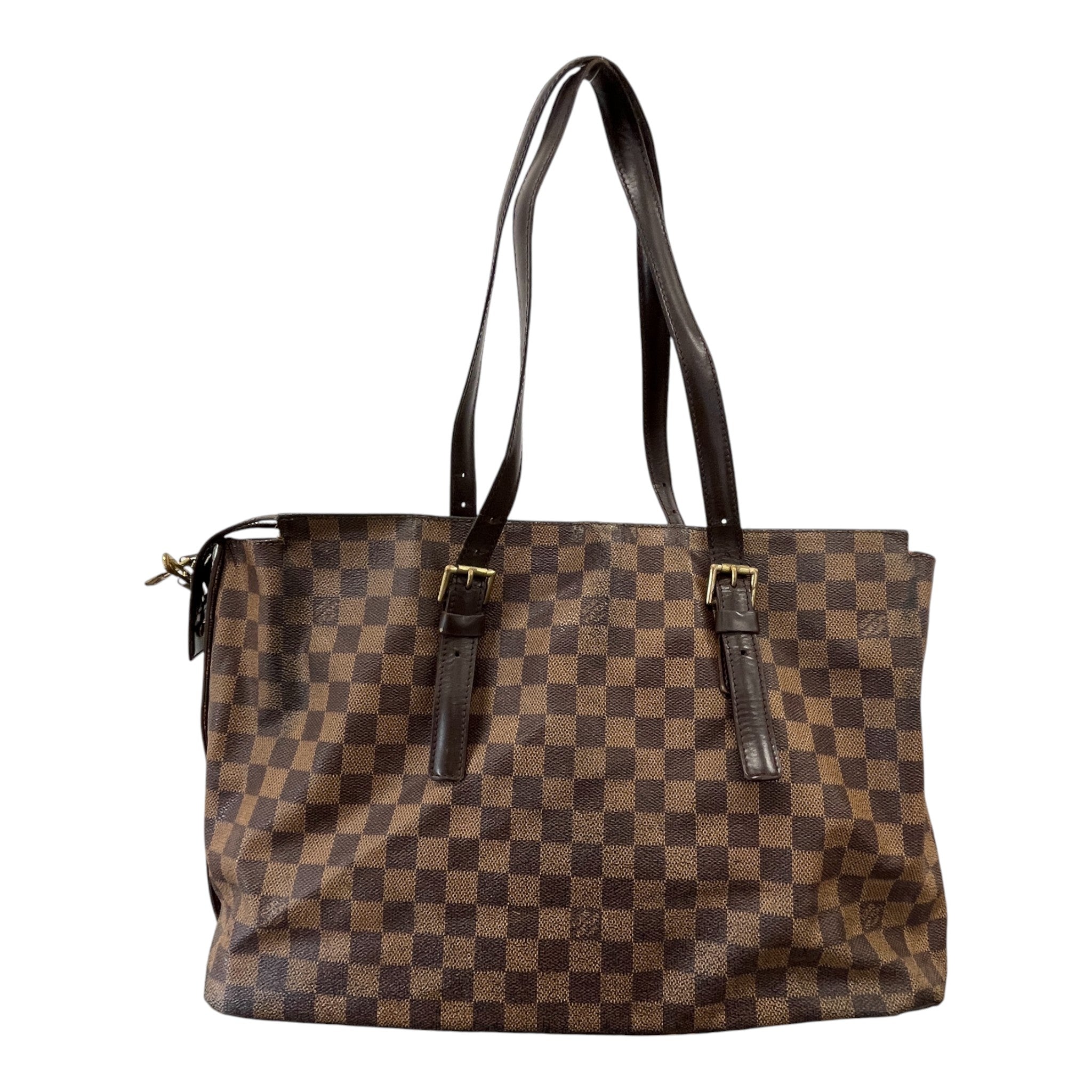 Women's Damier Ebene Chelsea Handbag Brown