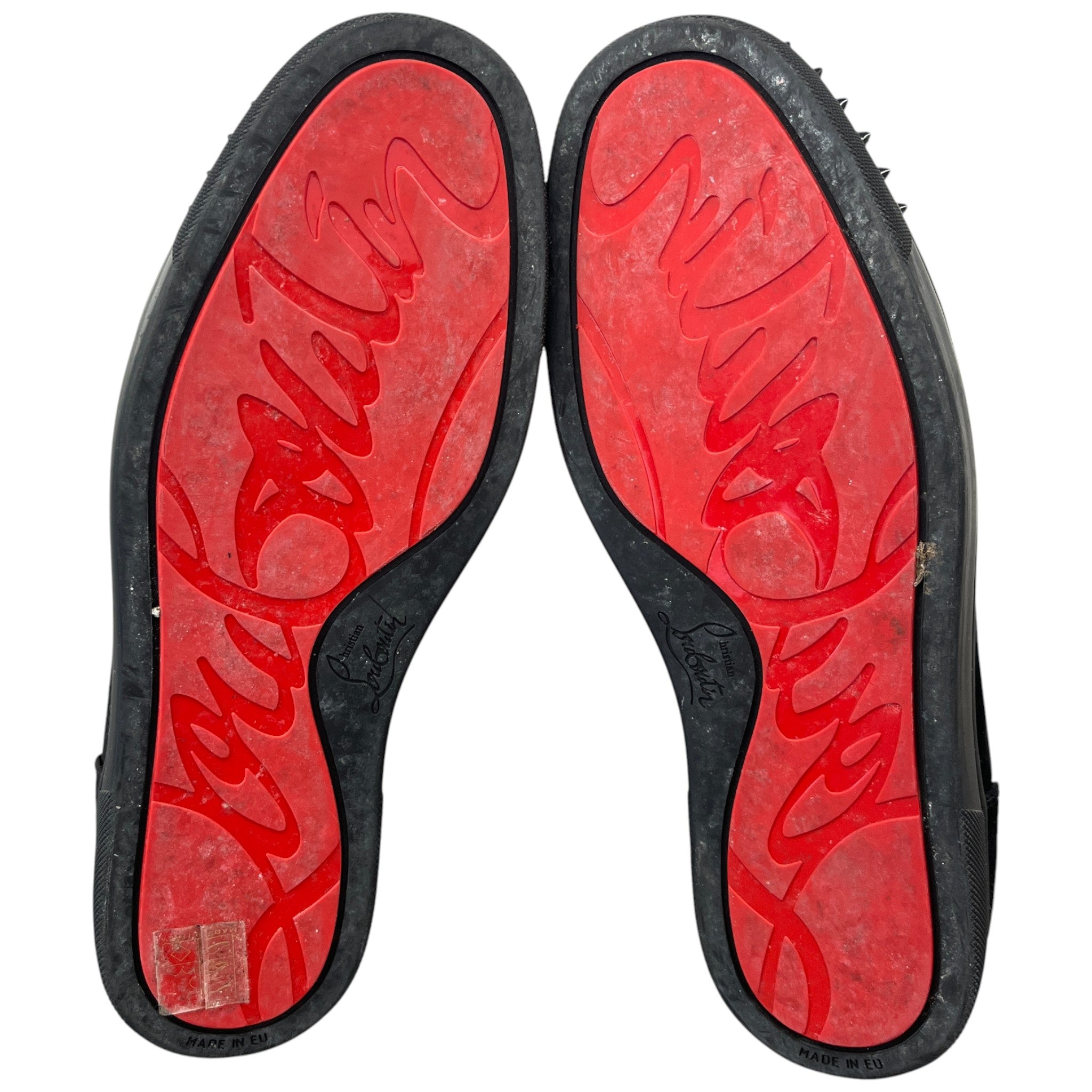 Men's Louis Junior Spikes Flat Low Trainers Black Size EU 42 / UK 8