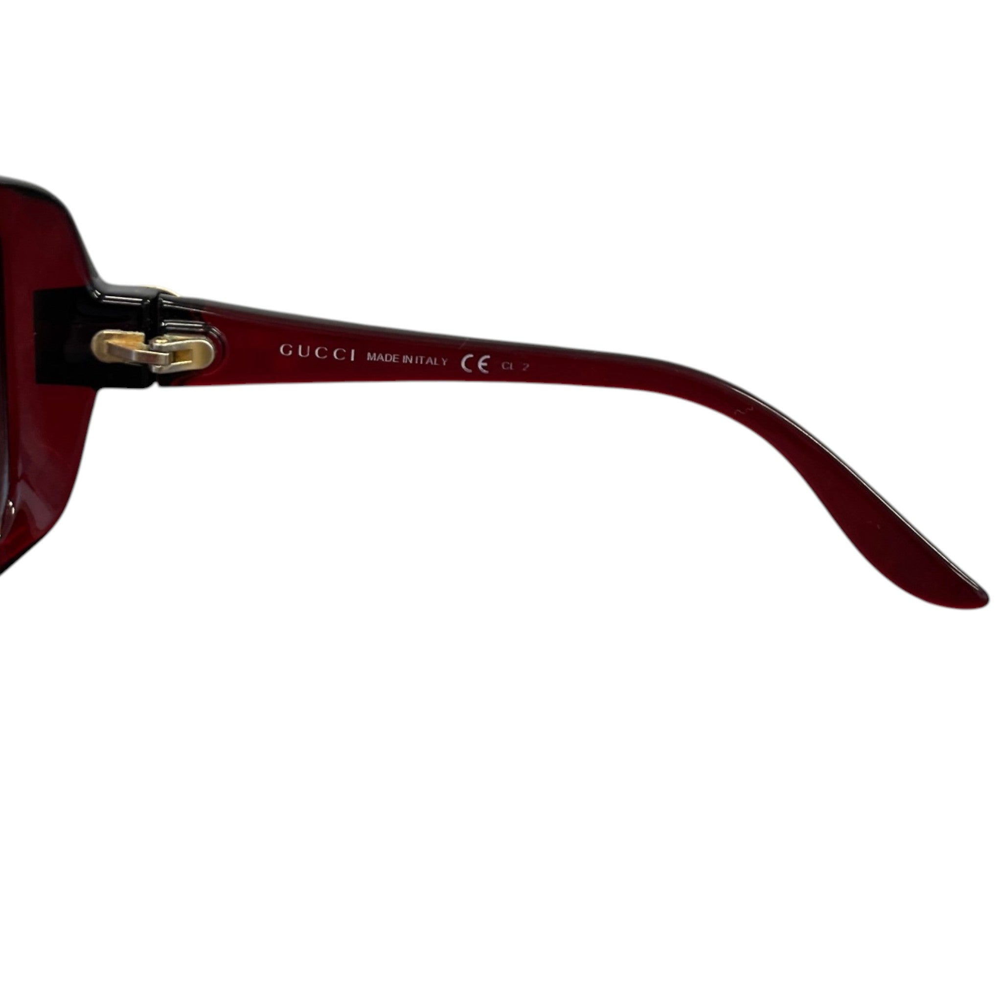 Women's Vintage Gg Sunglasses Burgundy