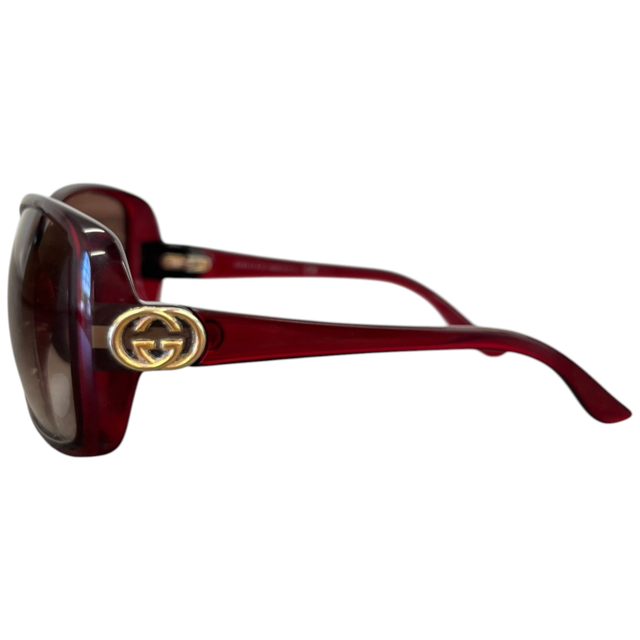 Women's Vintage Gg Sunglasses Burgundy