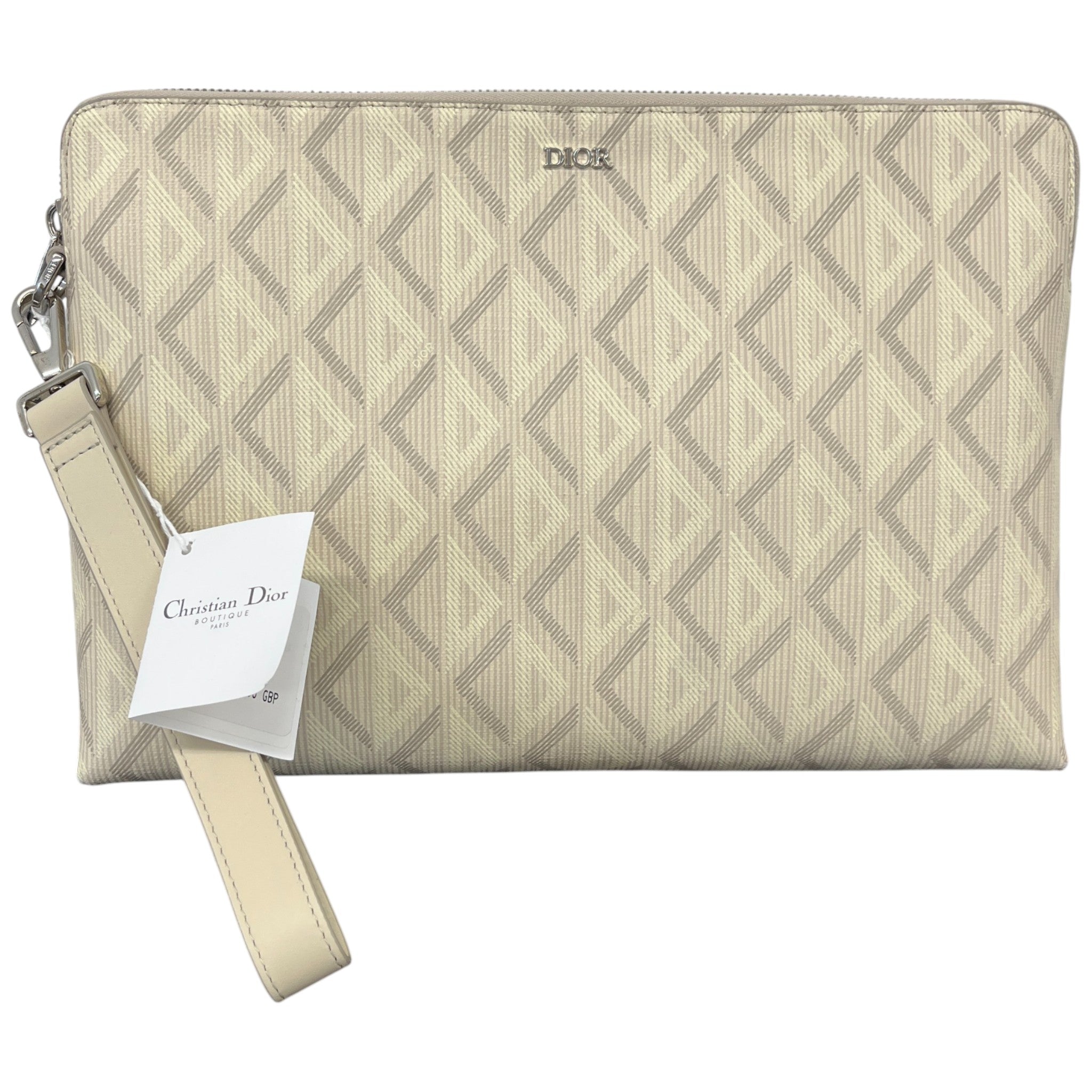 Men's A5 Diamond Pouch Cream