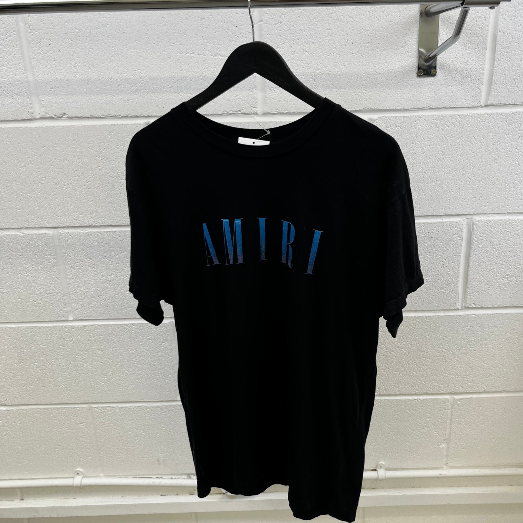Men's Logo Print T-Shirt Black Size S