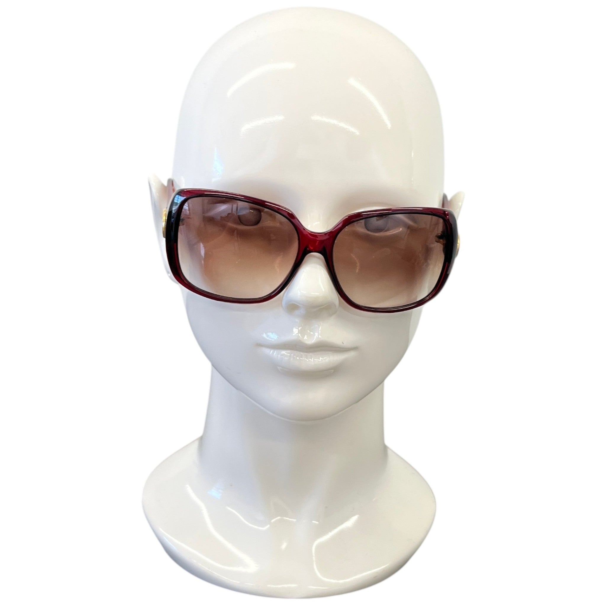Women's Vintage Gg Sunglasses Burgundy