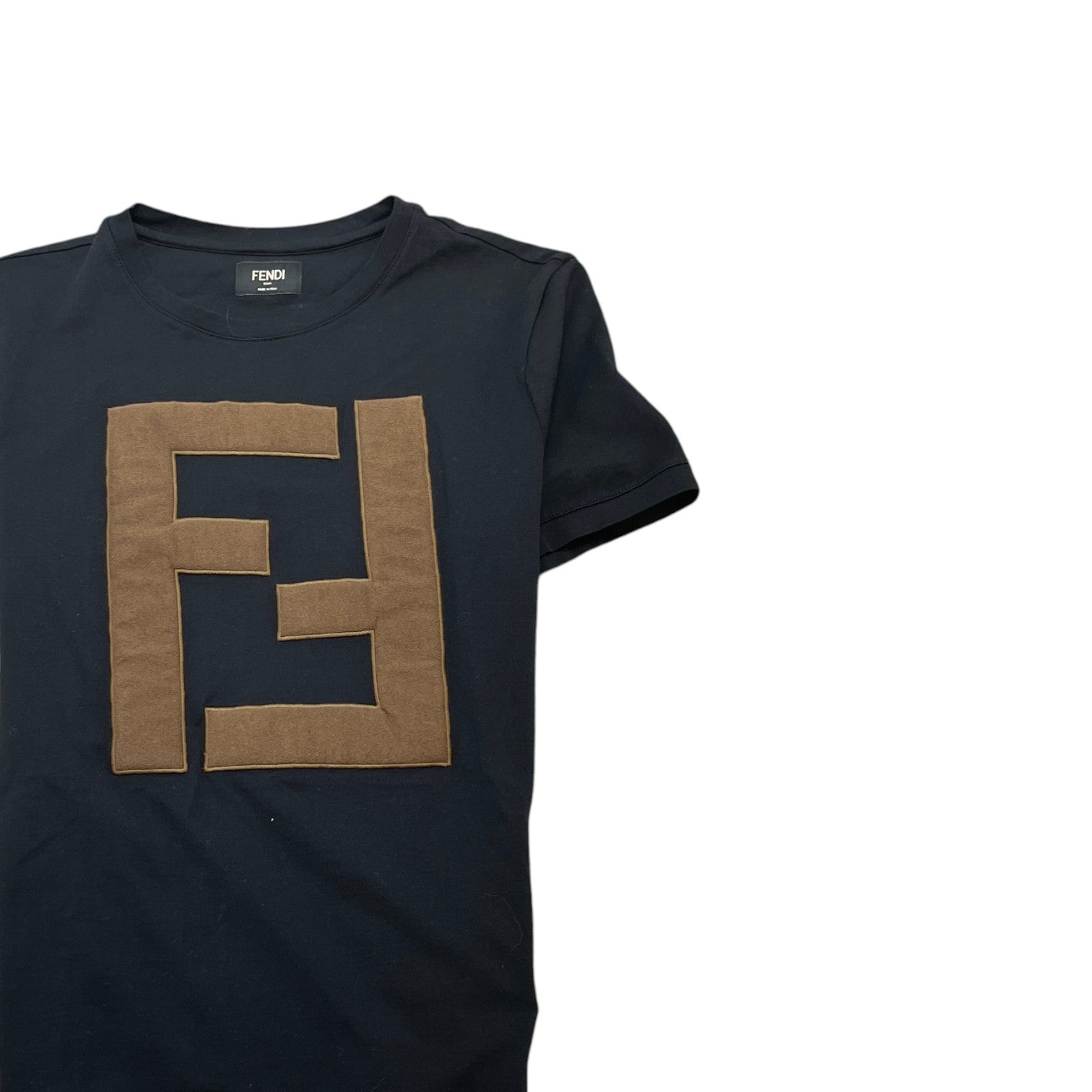 Men's Ff Logo Patch T-Shirt Black Size XS