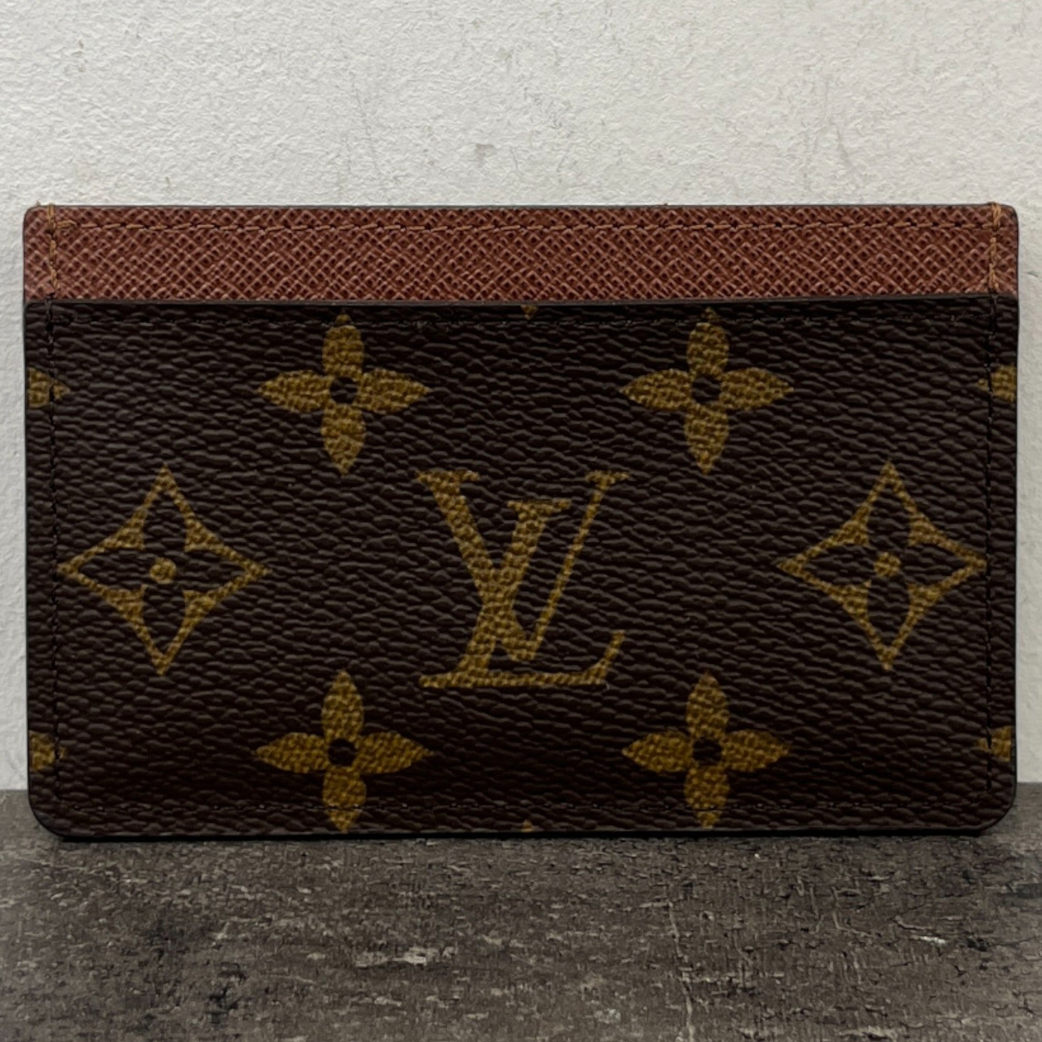 Women's Monogram Card Holder Brown