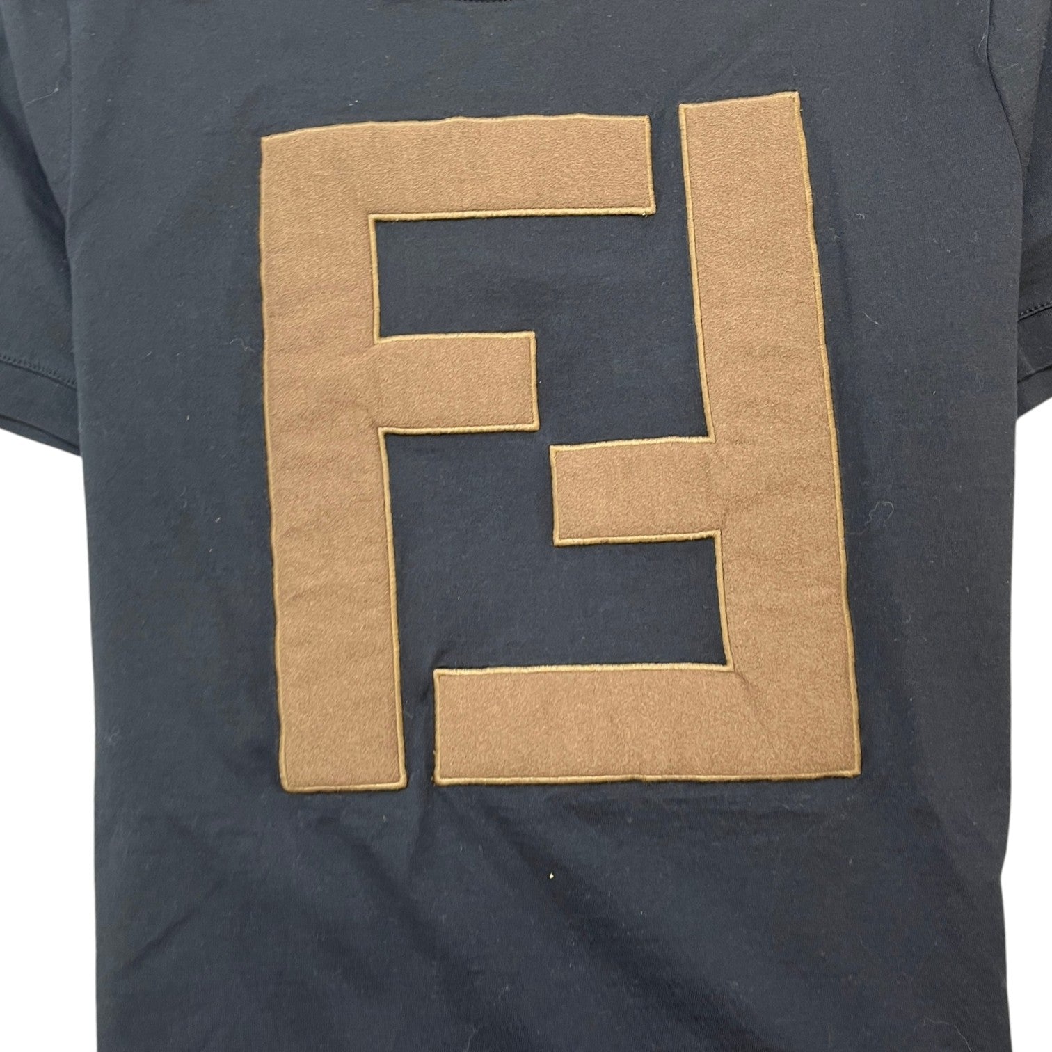 Men's Ff Logo Patch T-Shirt Black Size XS