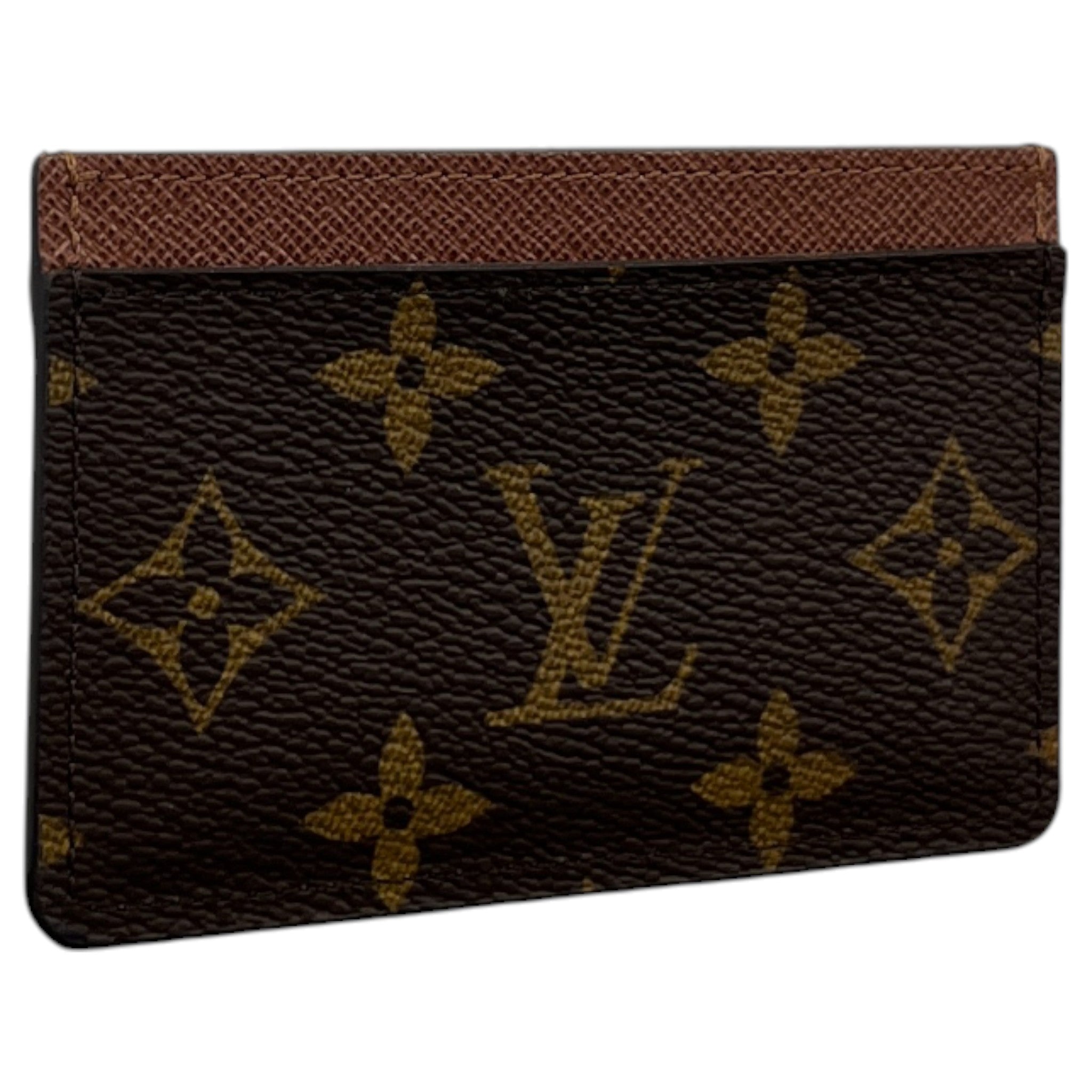 Women's Monogram Card Holder Brown