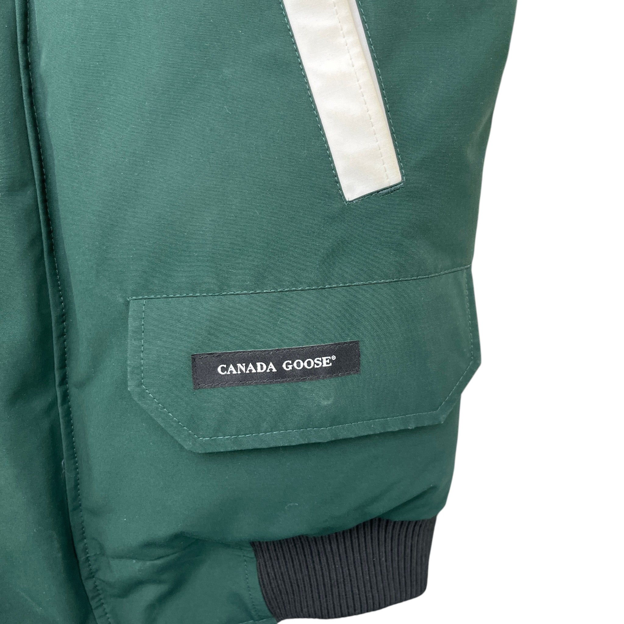 Chilliwack Unisex Bomber Down Jacket Green Size XS