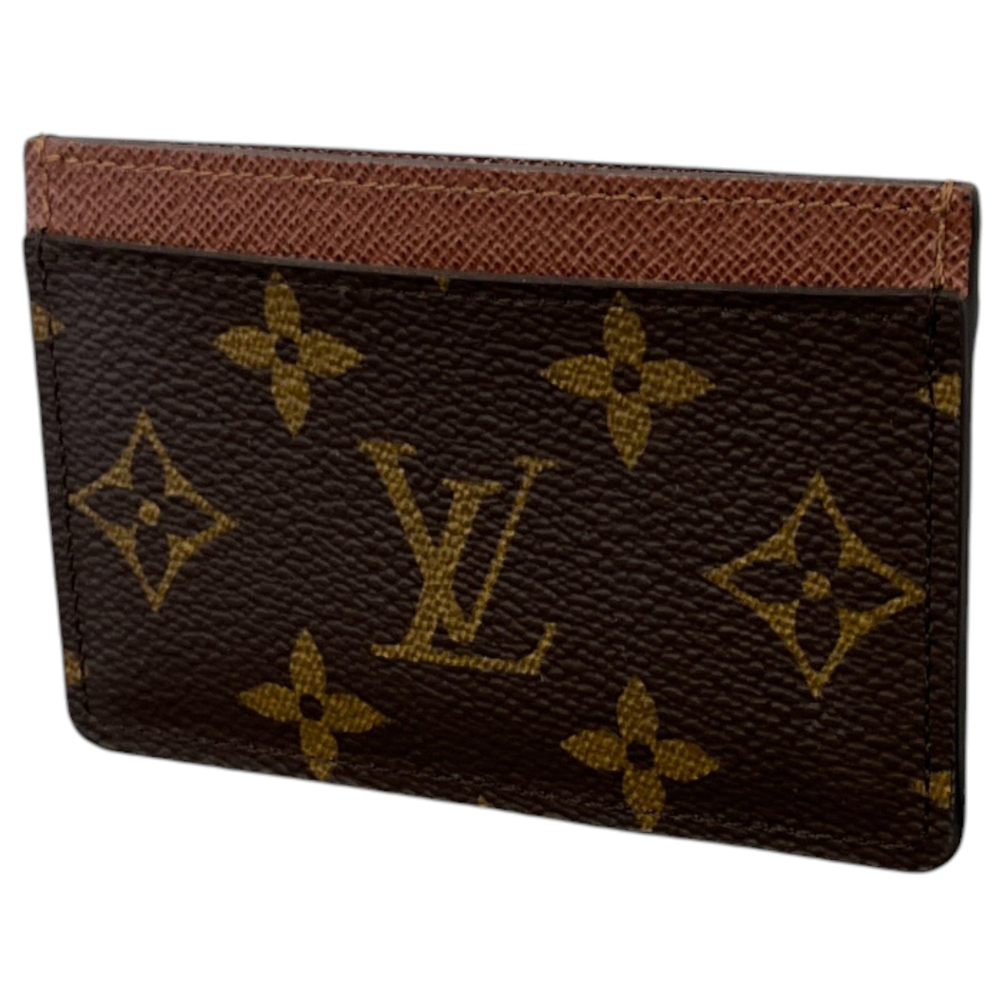 Women's Monogram Card Holder Brown