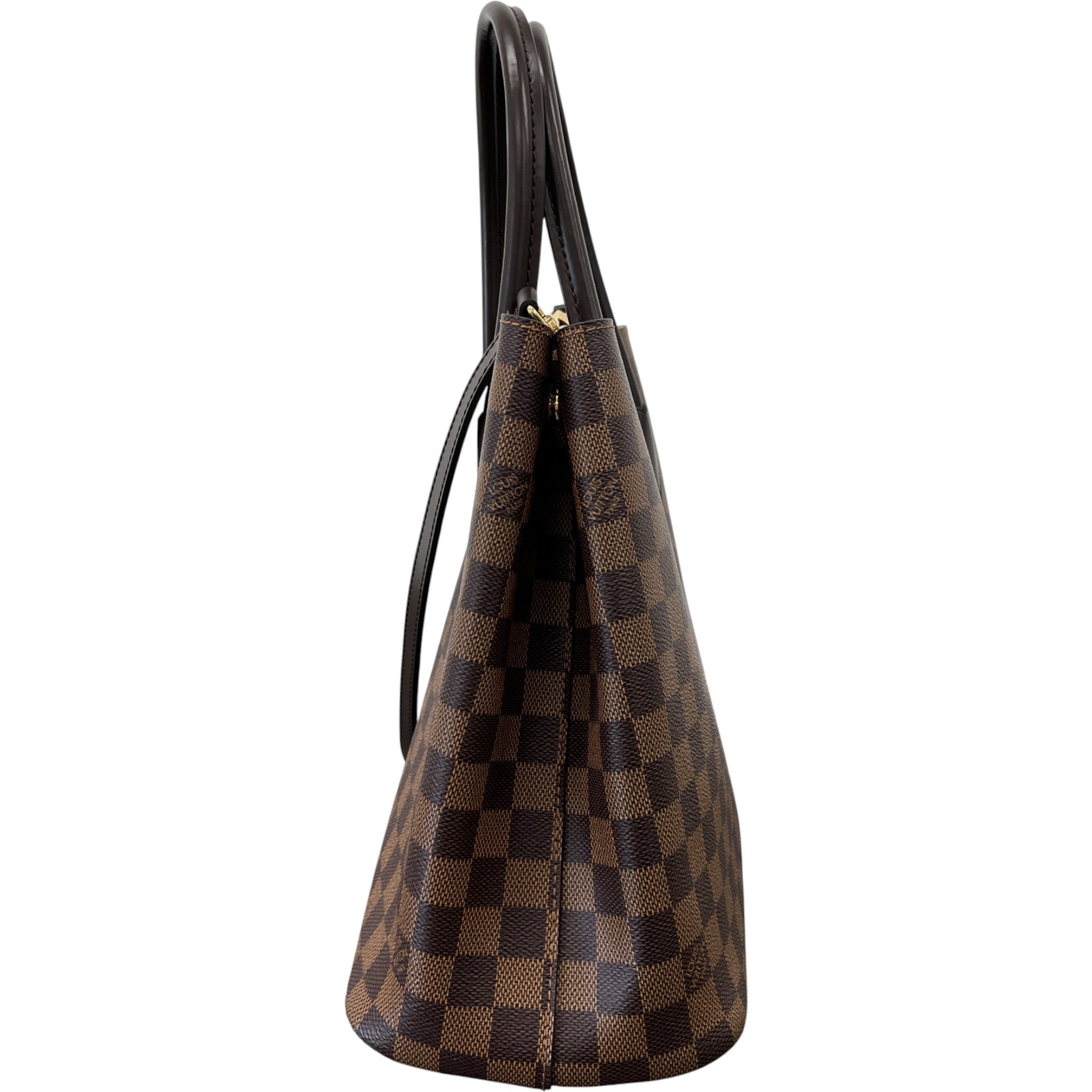 Women's Kensington Damier Ebene Handbag Brown