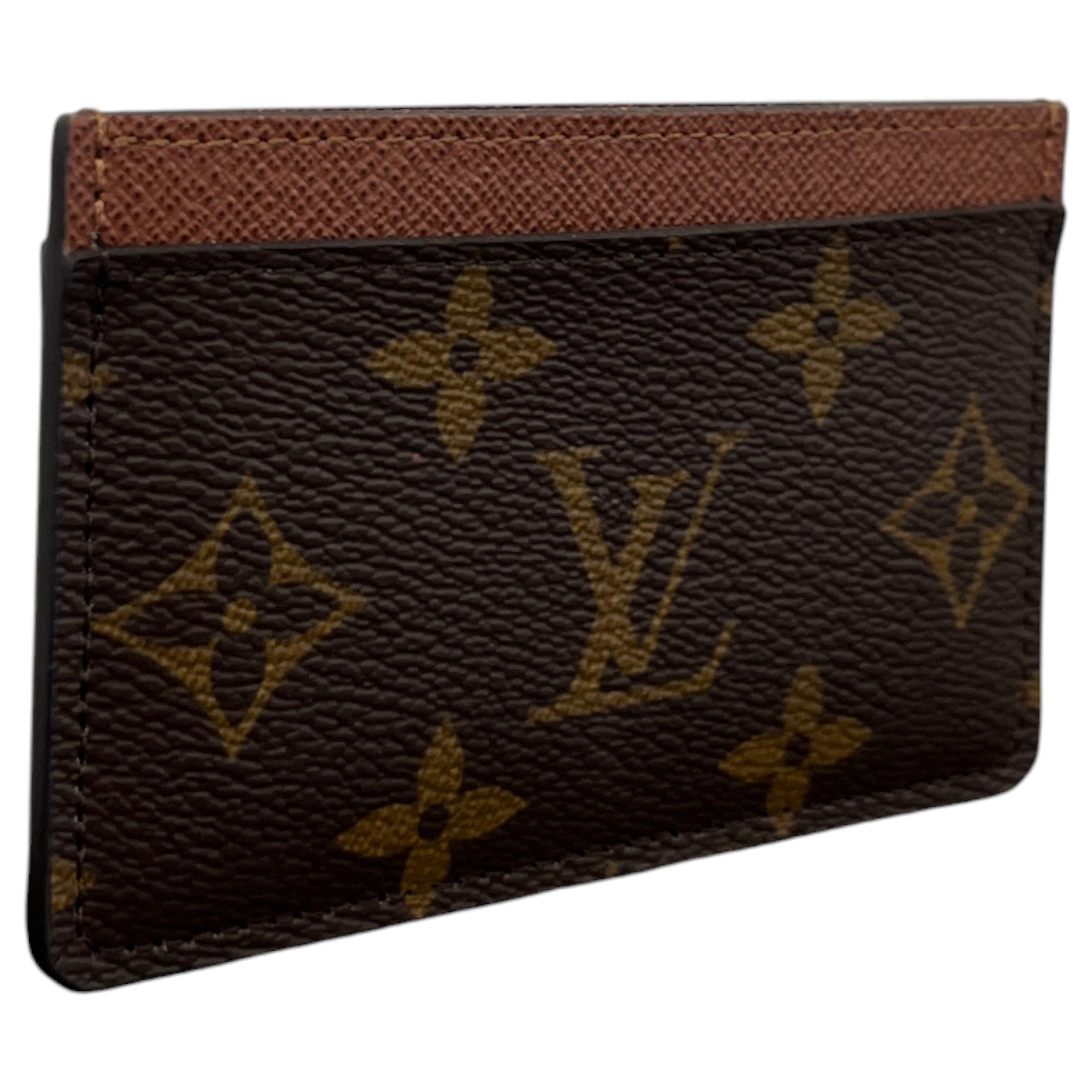 Women's Monogram Card Holder Brown