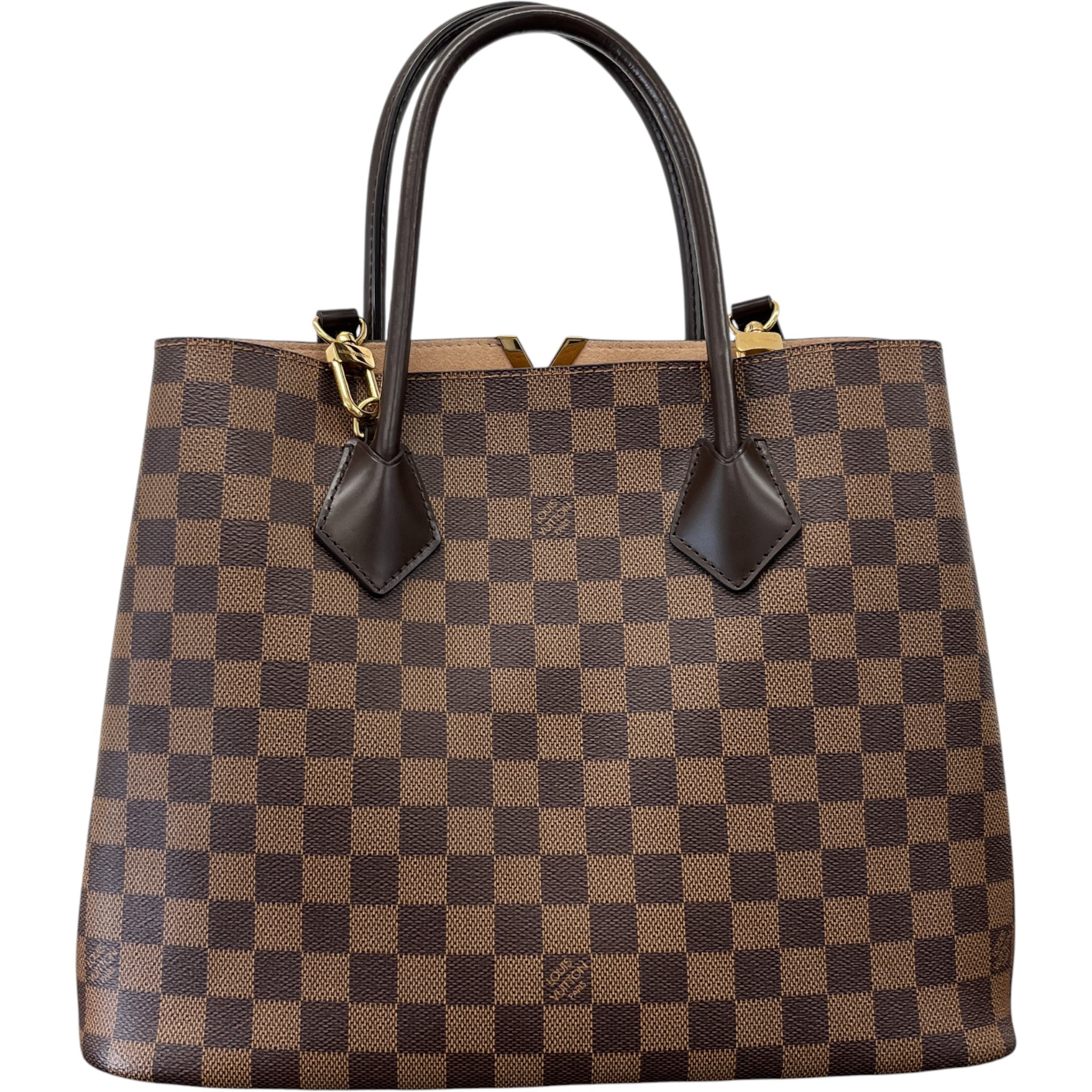 Women's Kensington Damier Ebene Handbag Brown