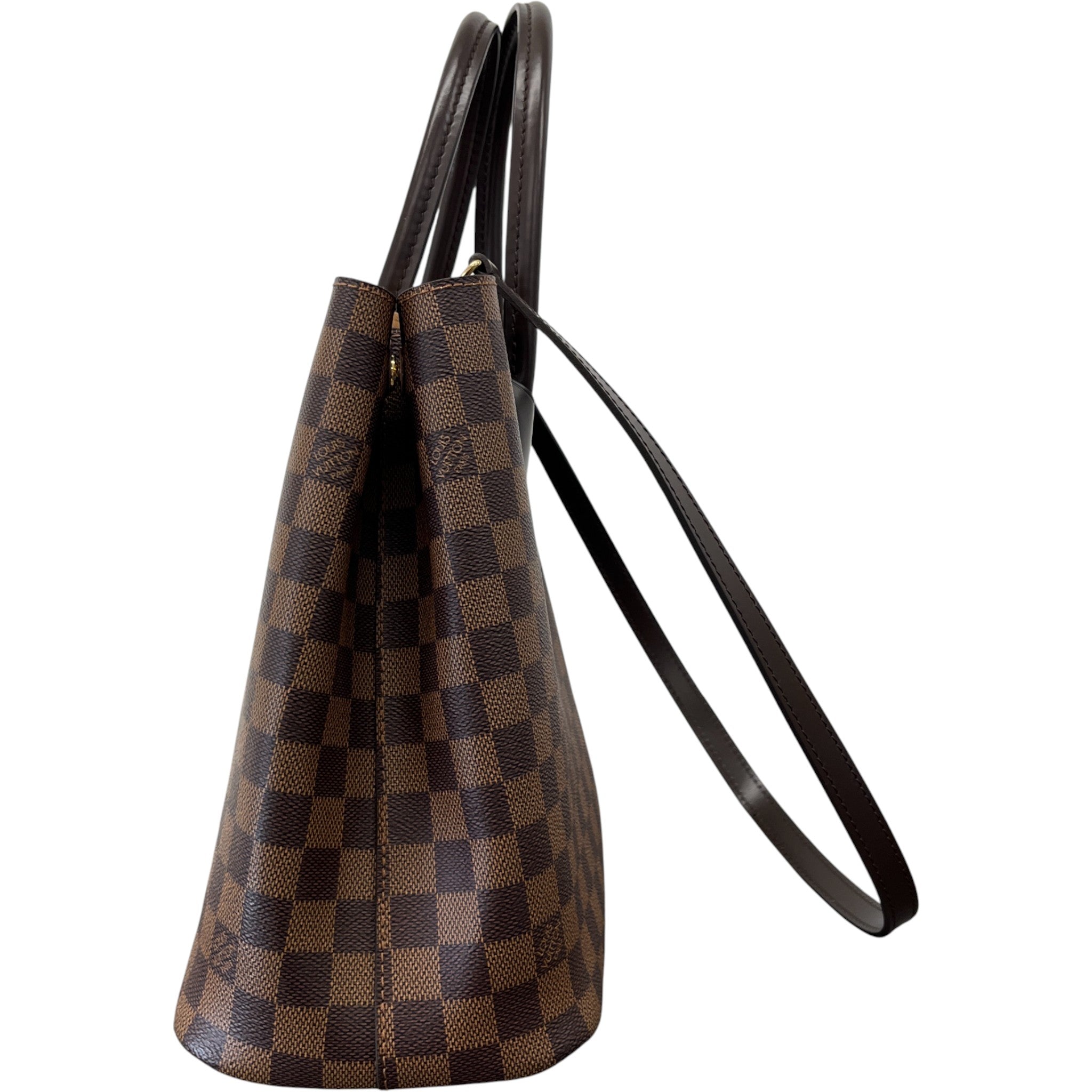 Women's Kensington Damier Ebene Handbag Brown