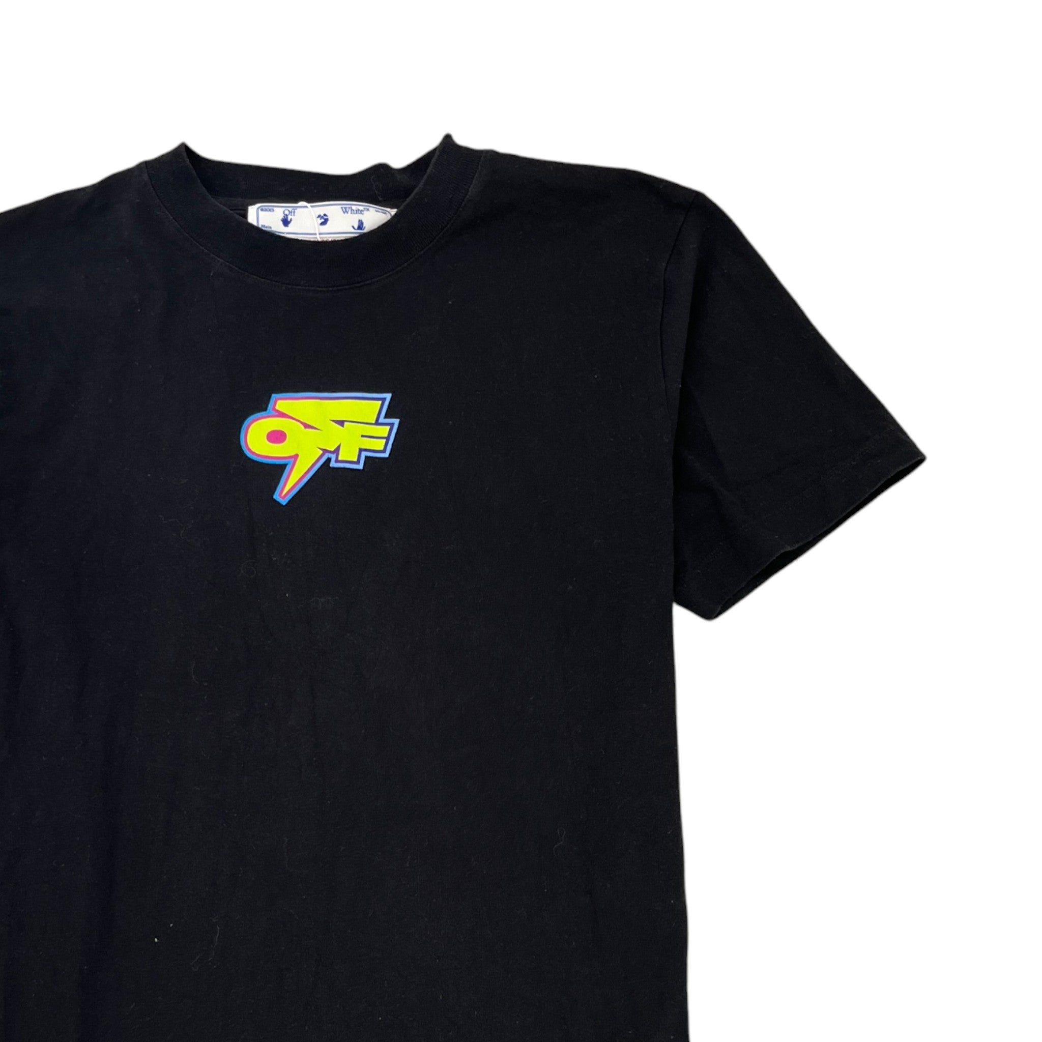 Men's Degrade Thunder Logo T-Shirt Black Size M