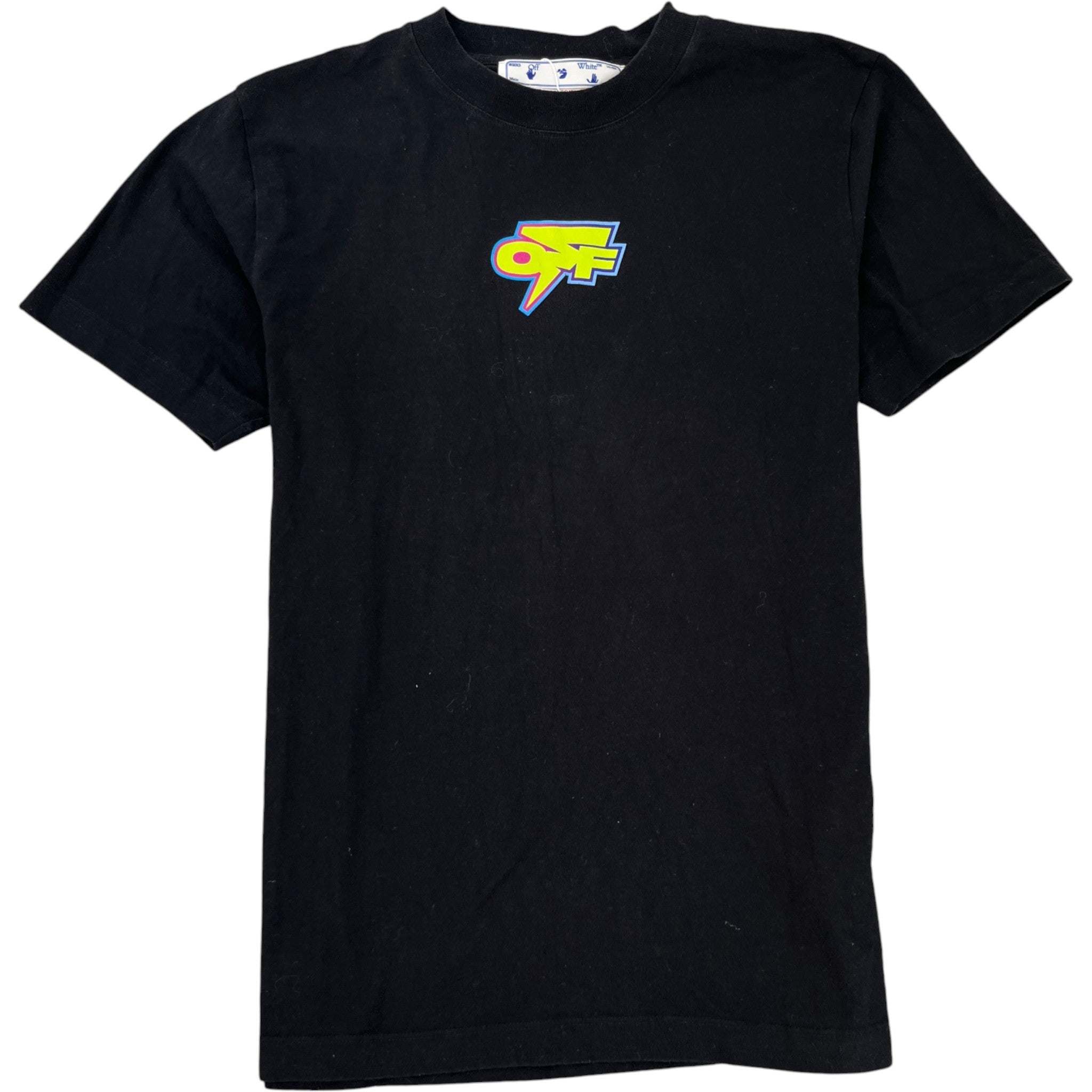 Men's Degrade Thunder Logo T-Shirt Black Size M