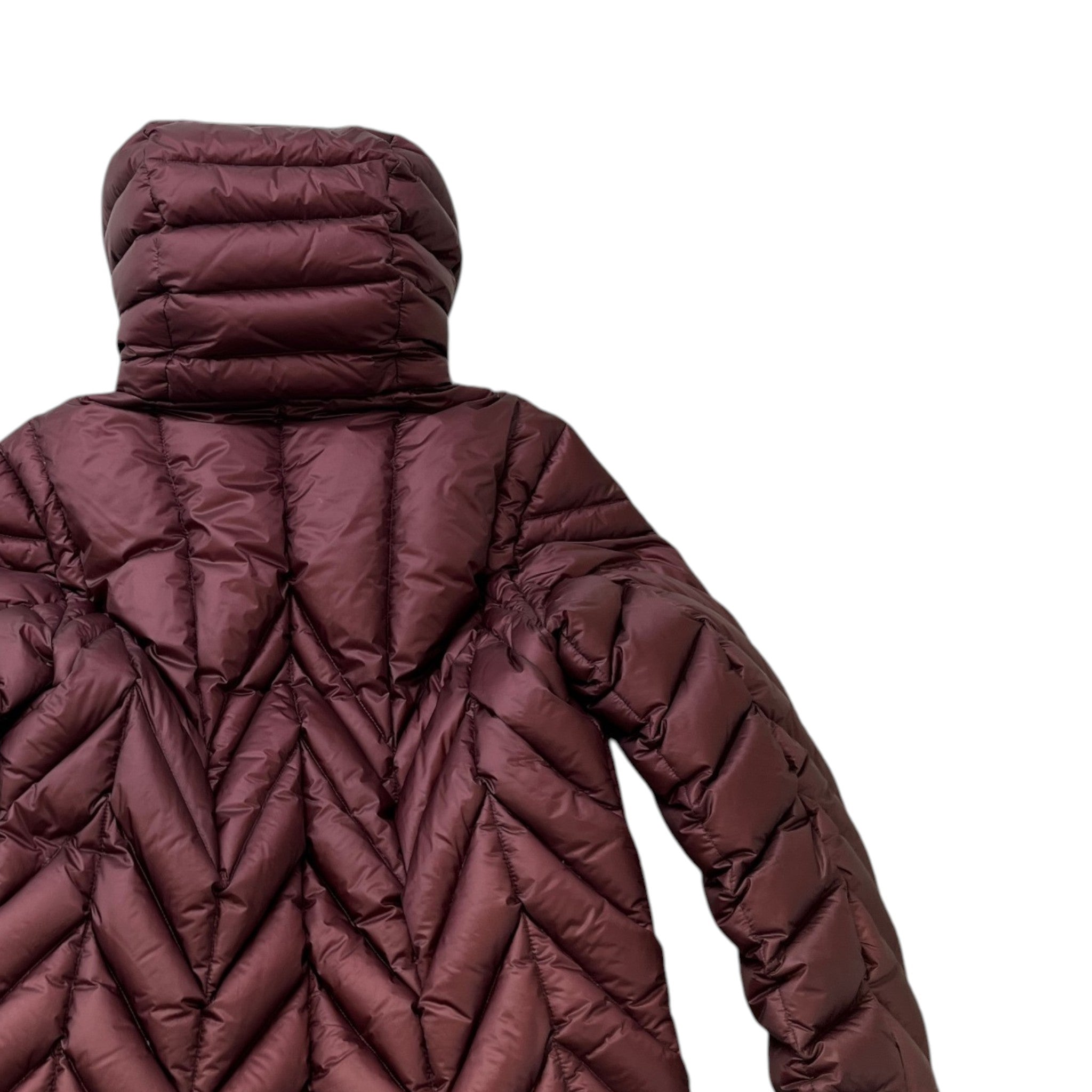 Women's Enrique Down Jacket Burgundy Size 3 / UK 14