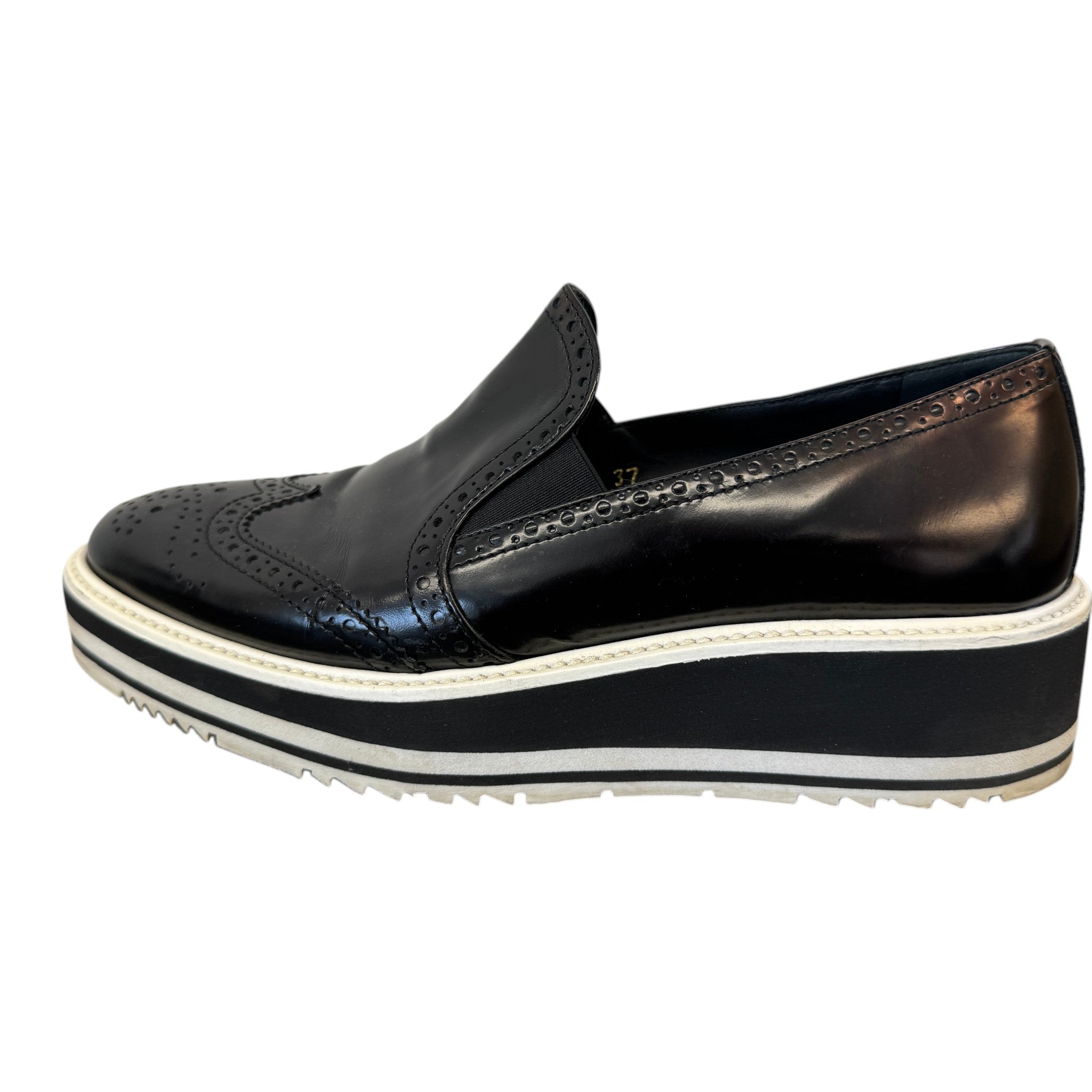 Women's Lasercut Loafers Black Size EU 37 / UK 4