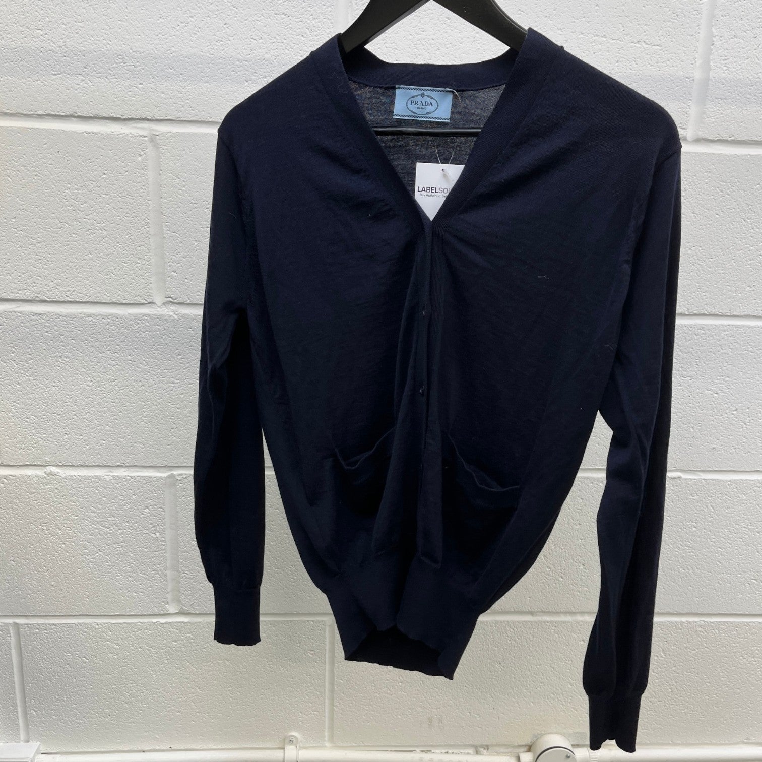 Women's Wool Cardigan Navy Size S
