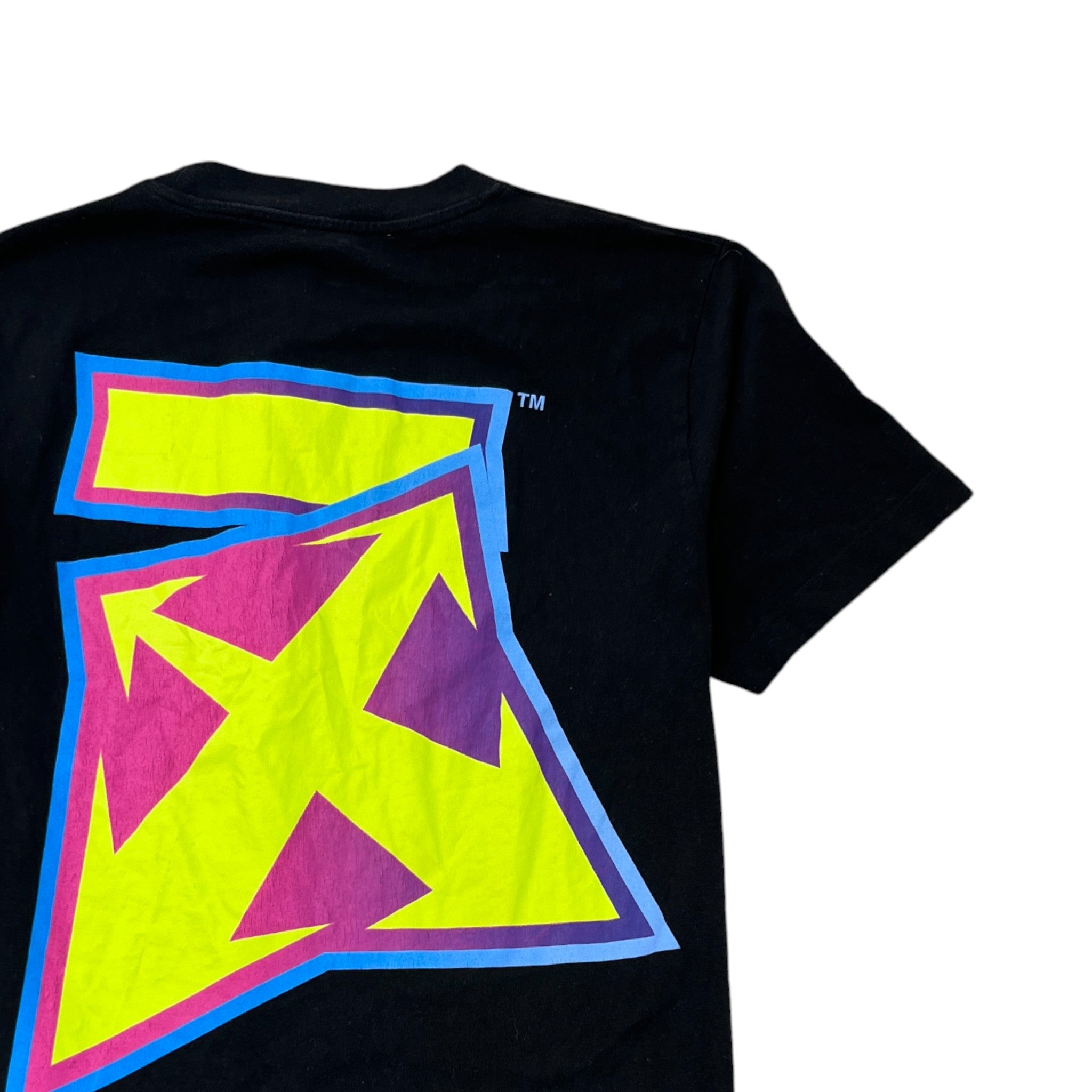 Men's Degrade Thunder Logo T-Shirt Black Size M