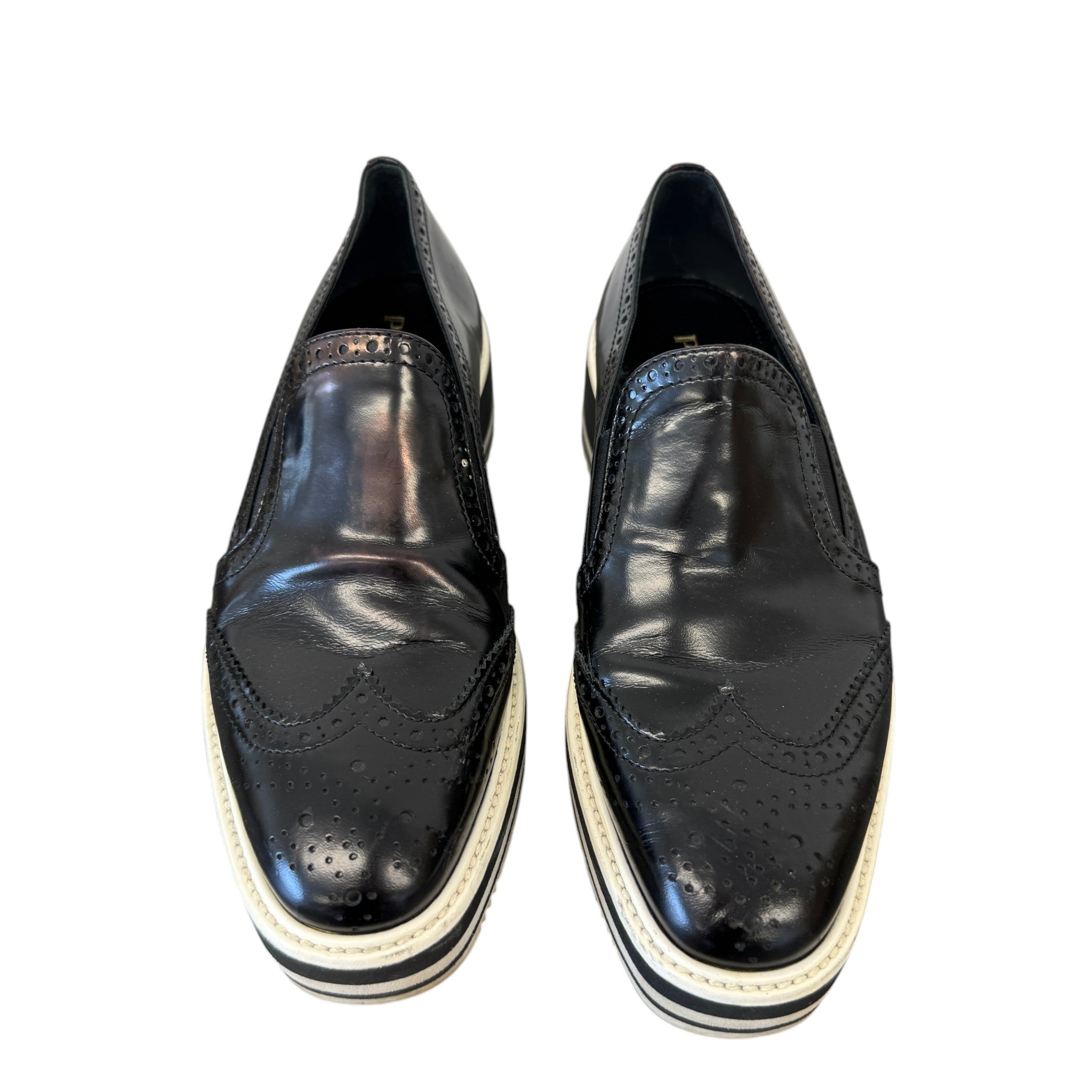 Women's Lasercut Loafers Black Size EU 37 / UK 4