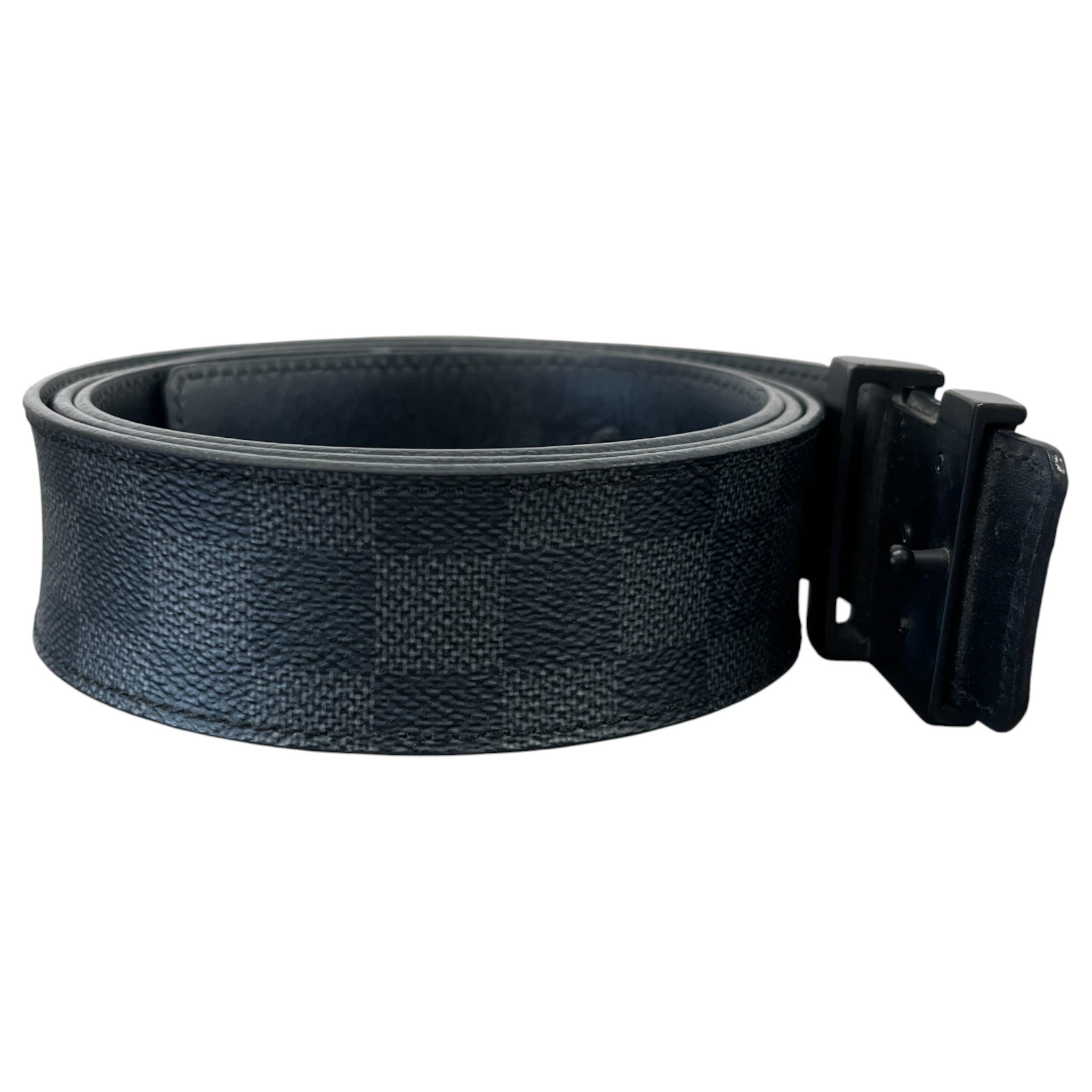 Men's Damier Belt Black Size Waist 42"