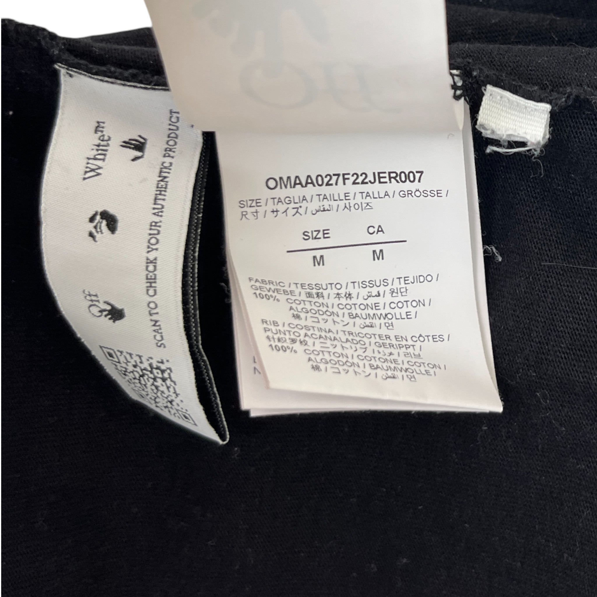 Men's Degrade Thunder Logo T-Shirt Black Size M