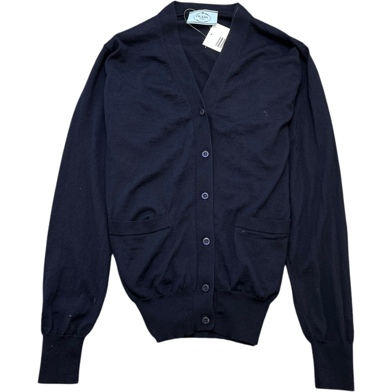 Women's Wool Cardigan Navy Size S