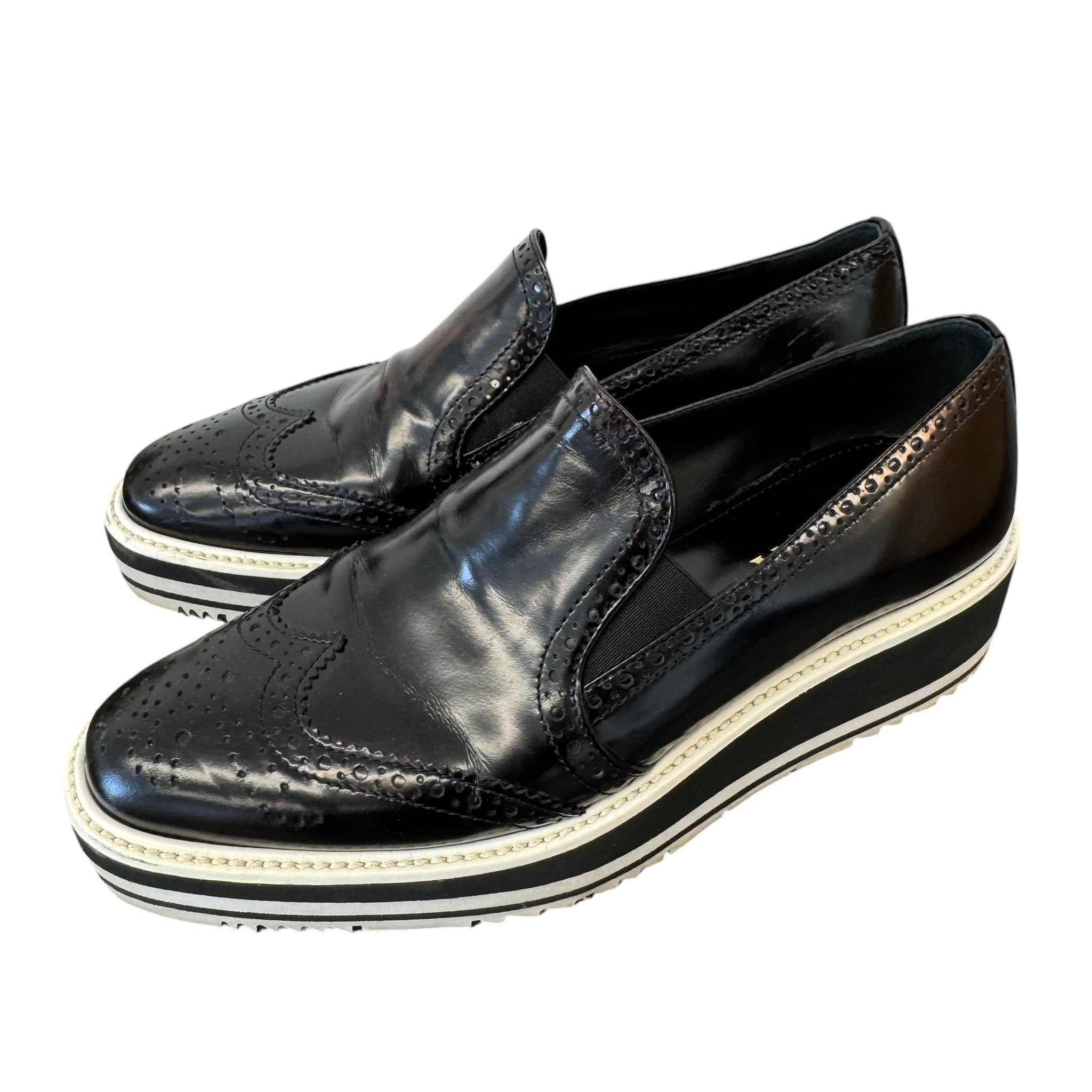 Women's Lasercut Loafers Black Size EU 37 / UK 4