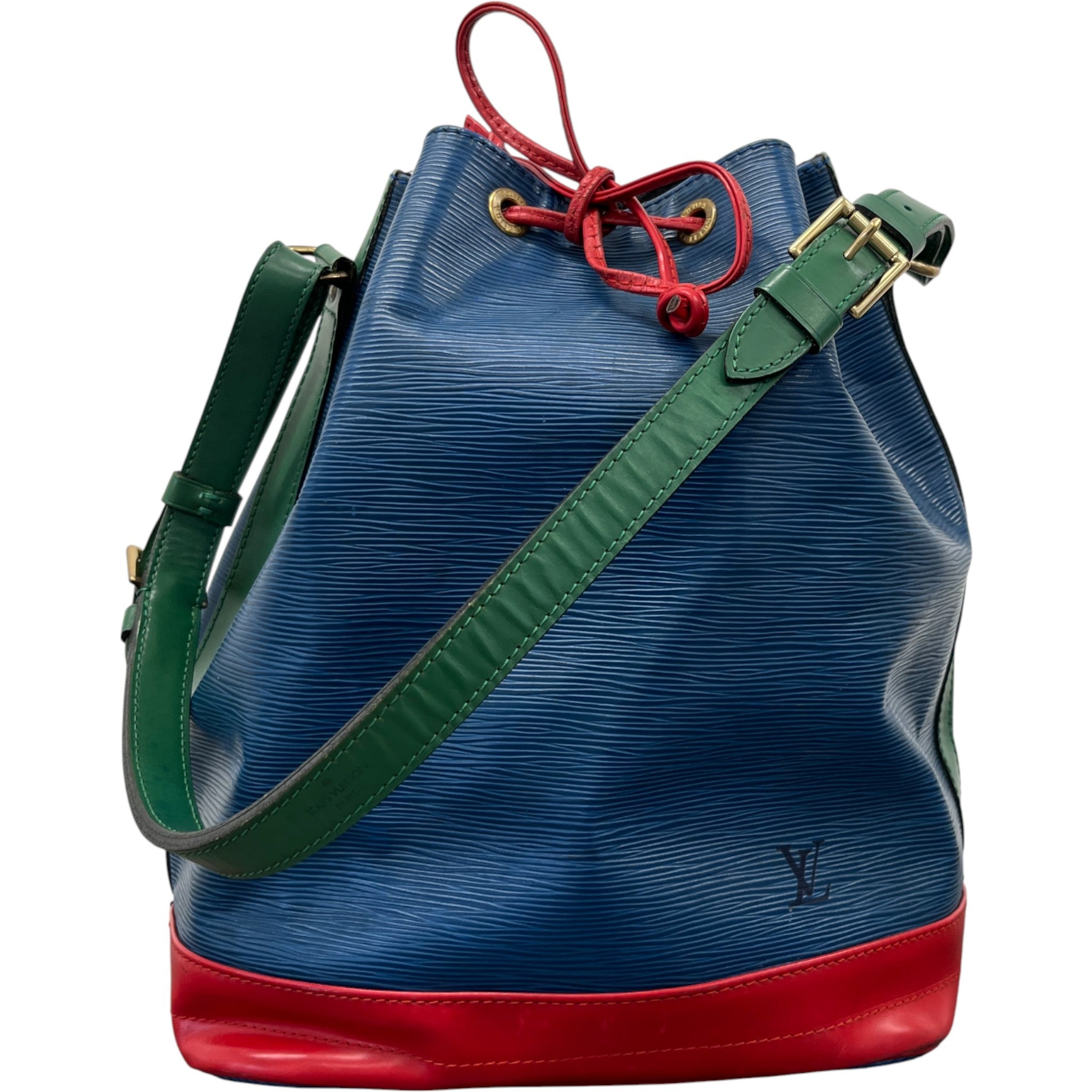 Women's Epi Leather Noé Mm Bag Blue