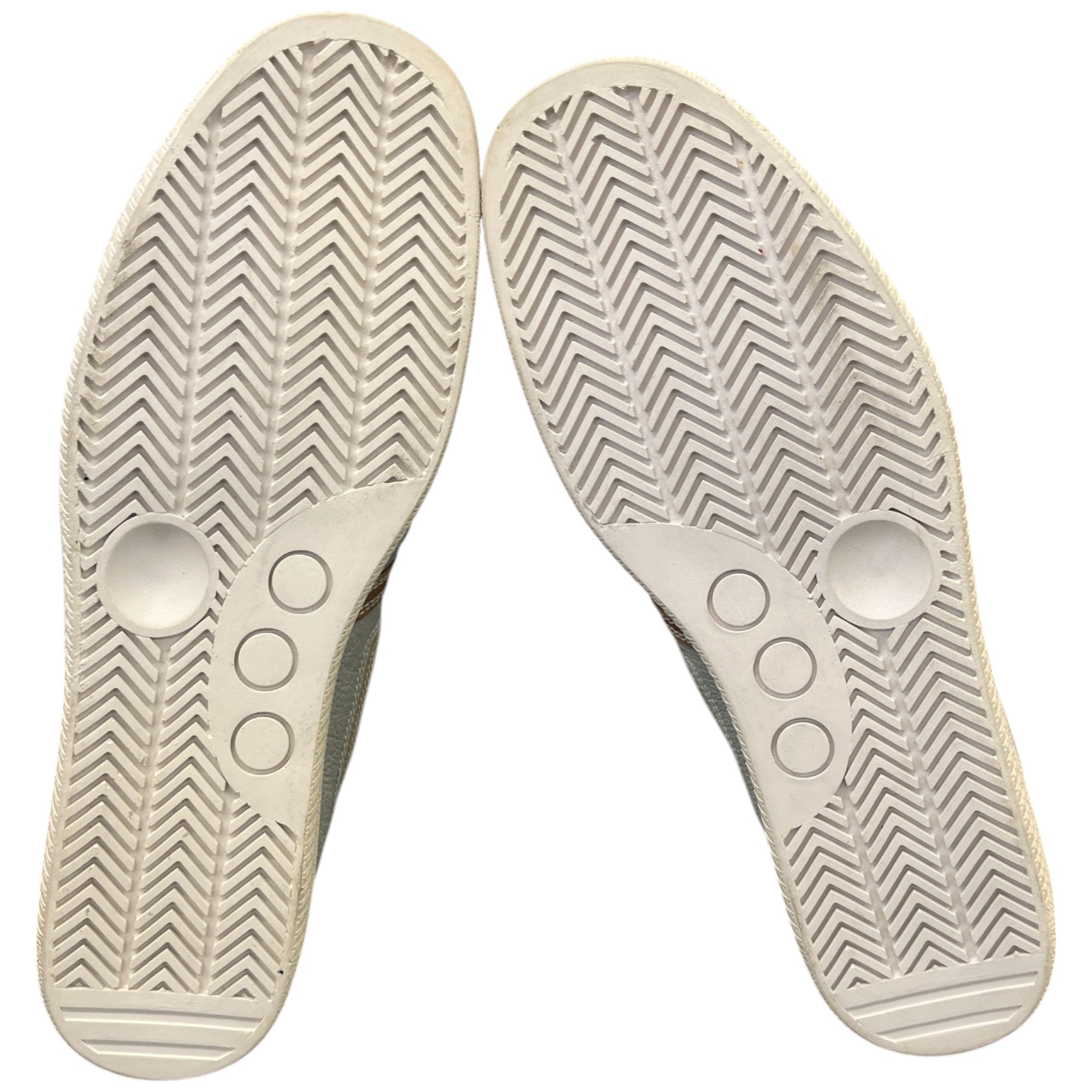 Men's Leather Trim High Trainers Green Size EU 42 / UK 8