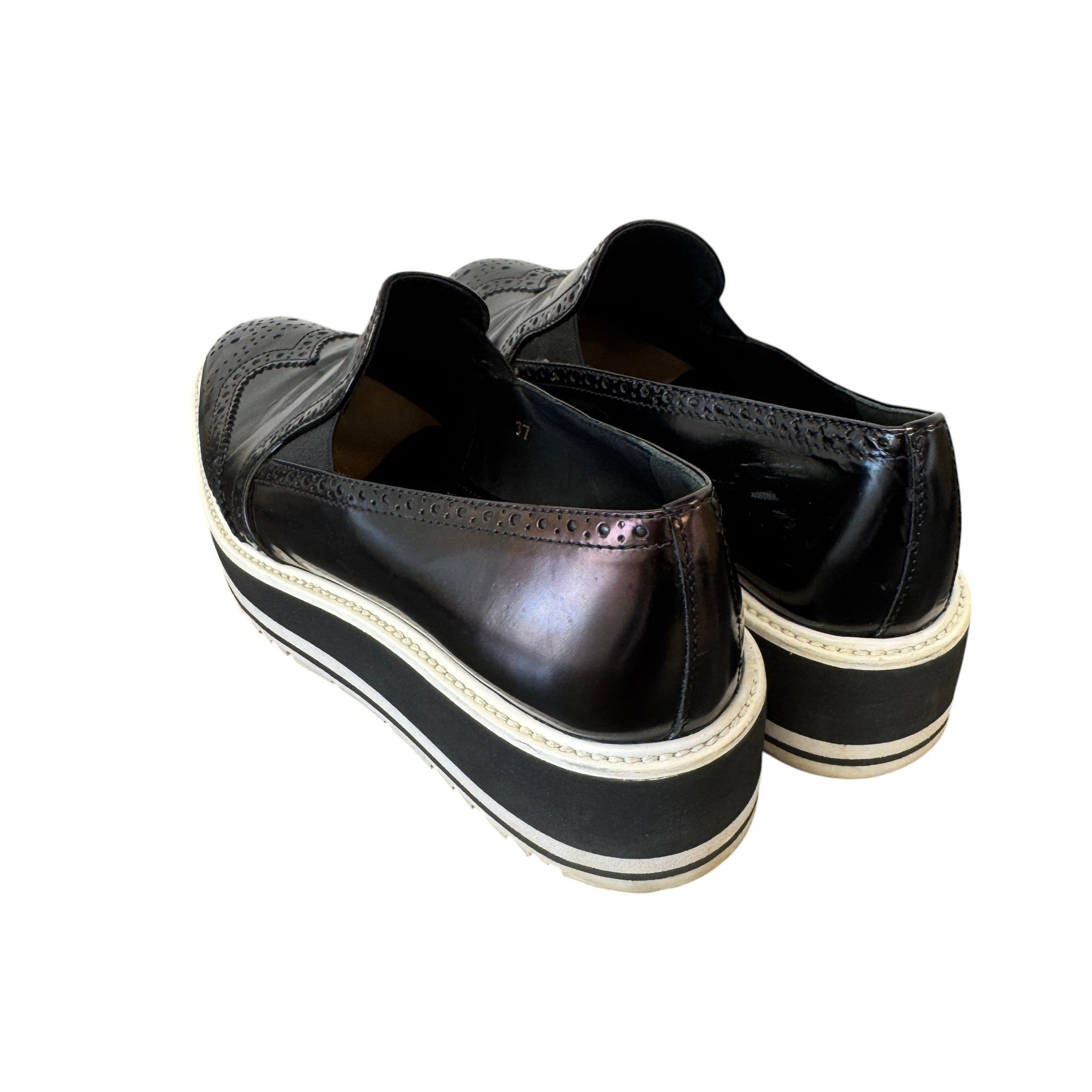 Women's Lasercut Loafers Black Size EU 37 / UK 4