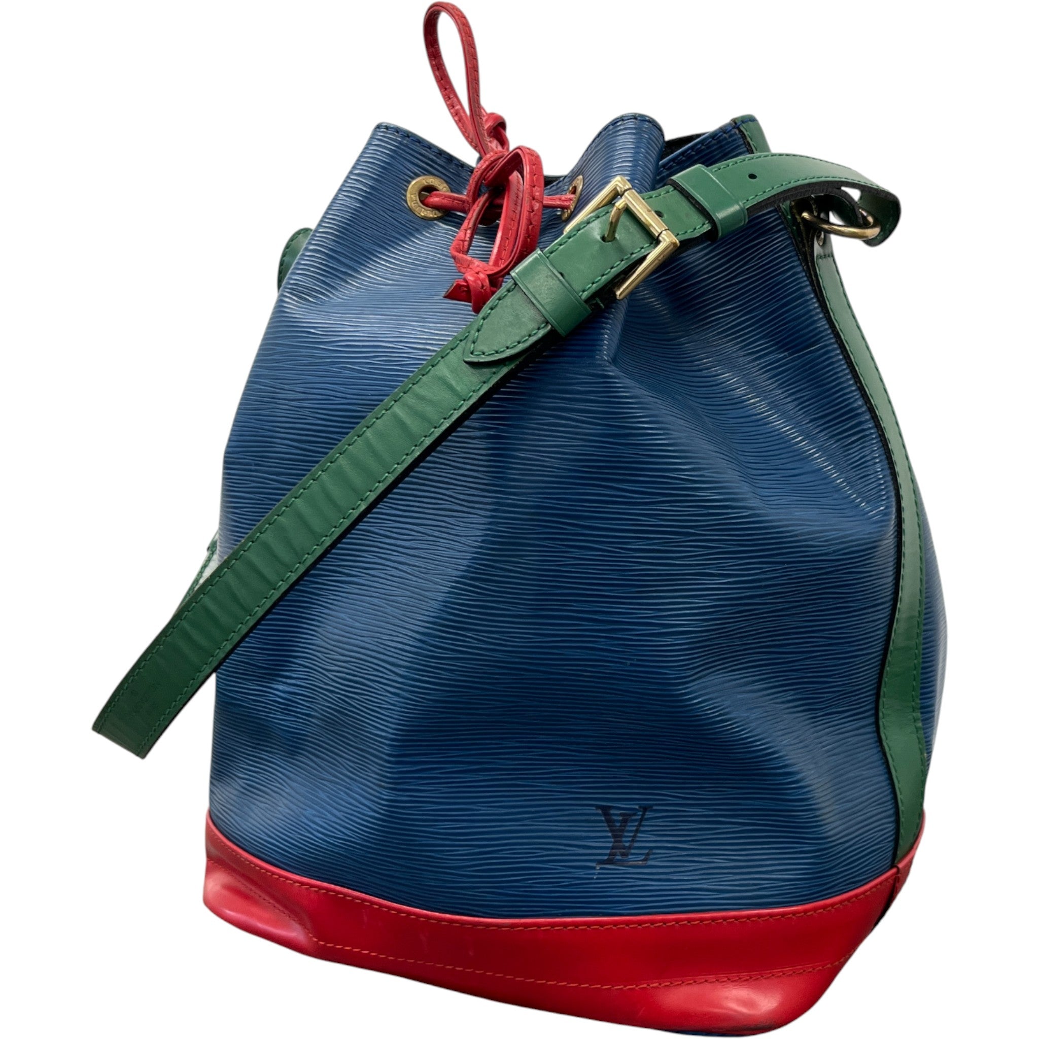 Women's Epi Leather Noé Mm Bag Blue