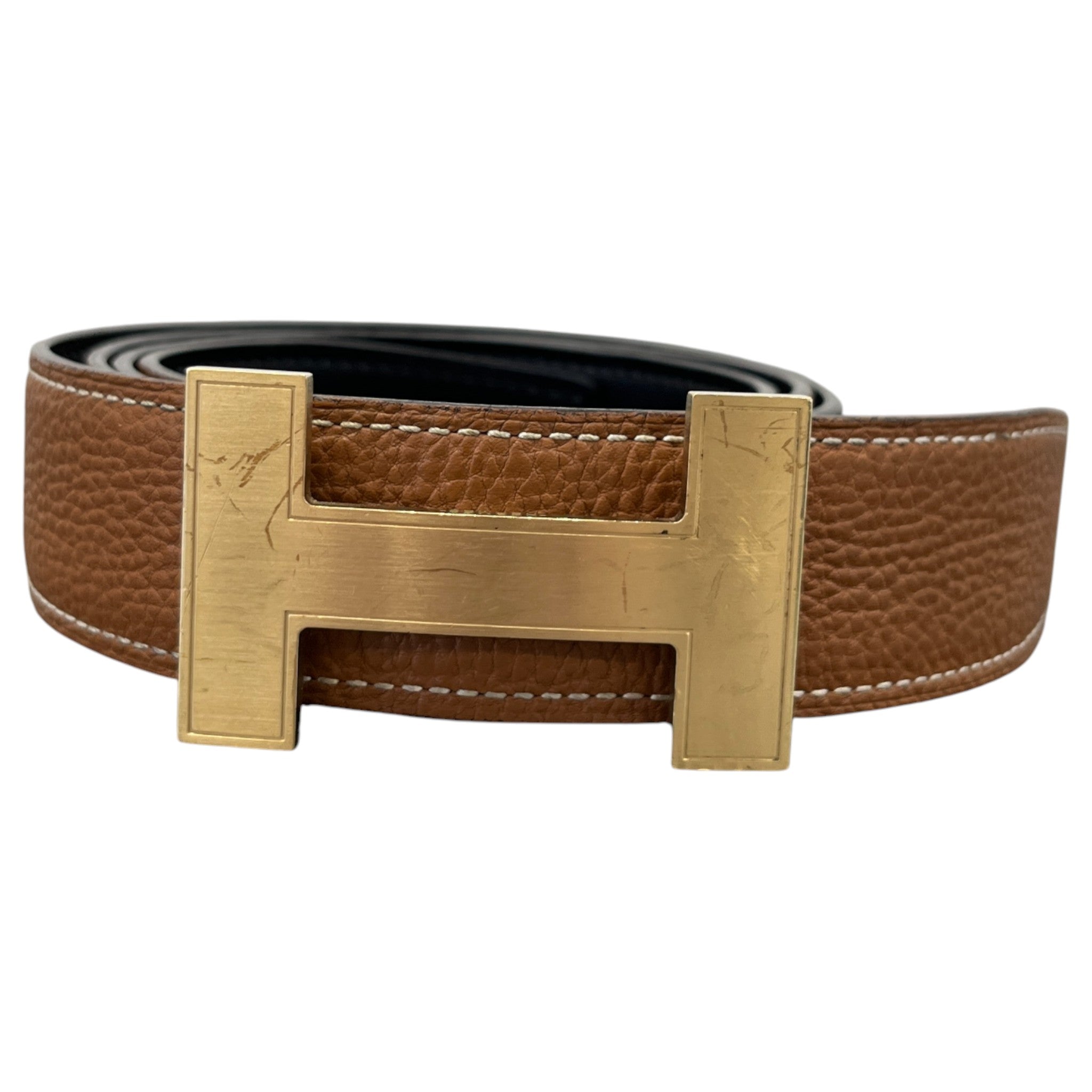 Men's Reversible H Belt Black
