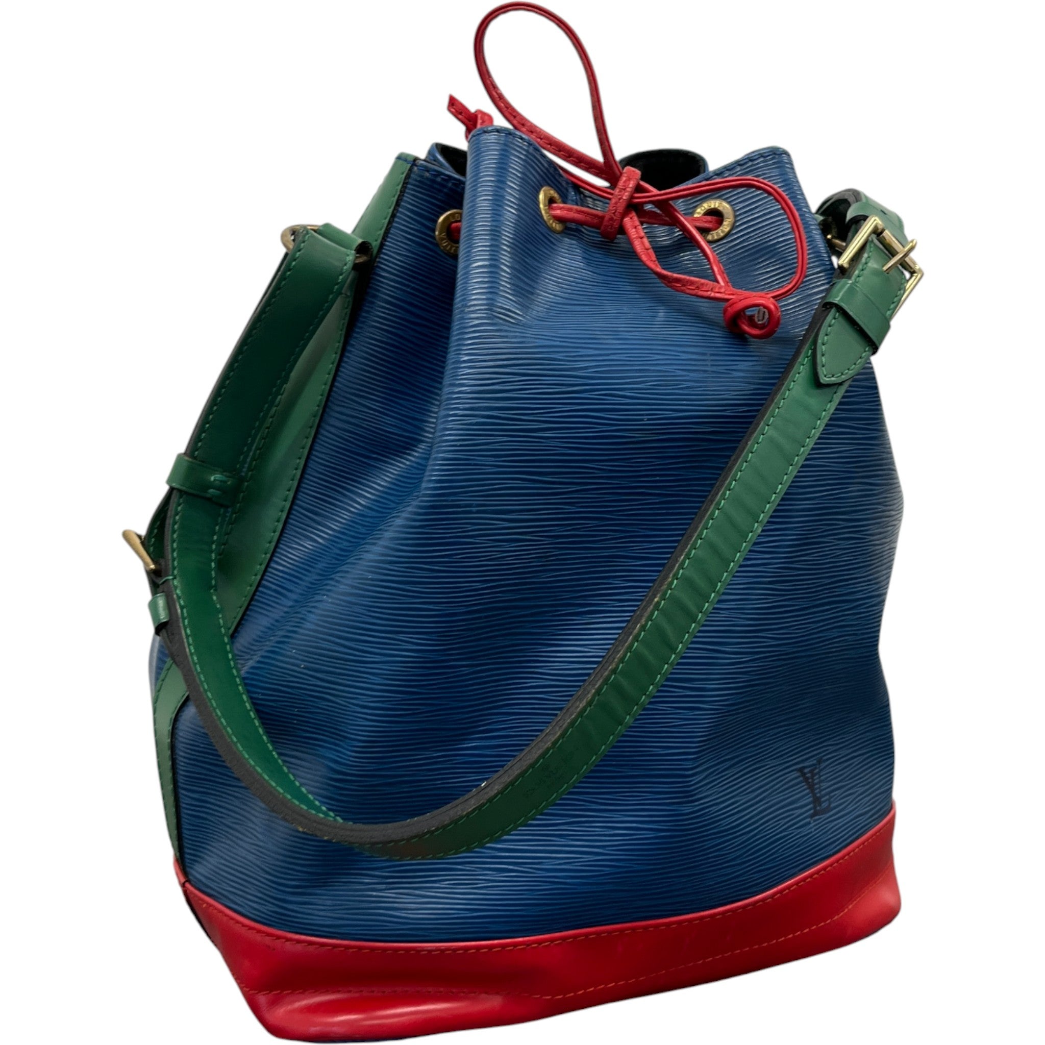 Women's Epi Leather Noé Mm Bag Blue
