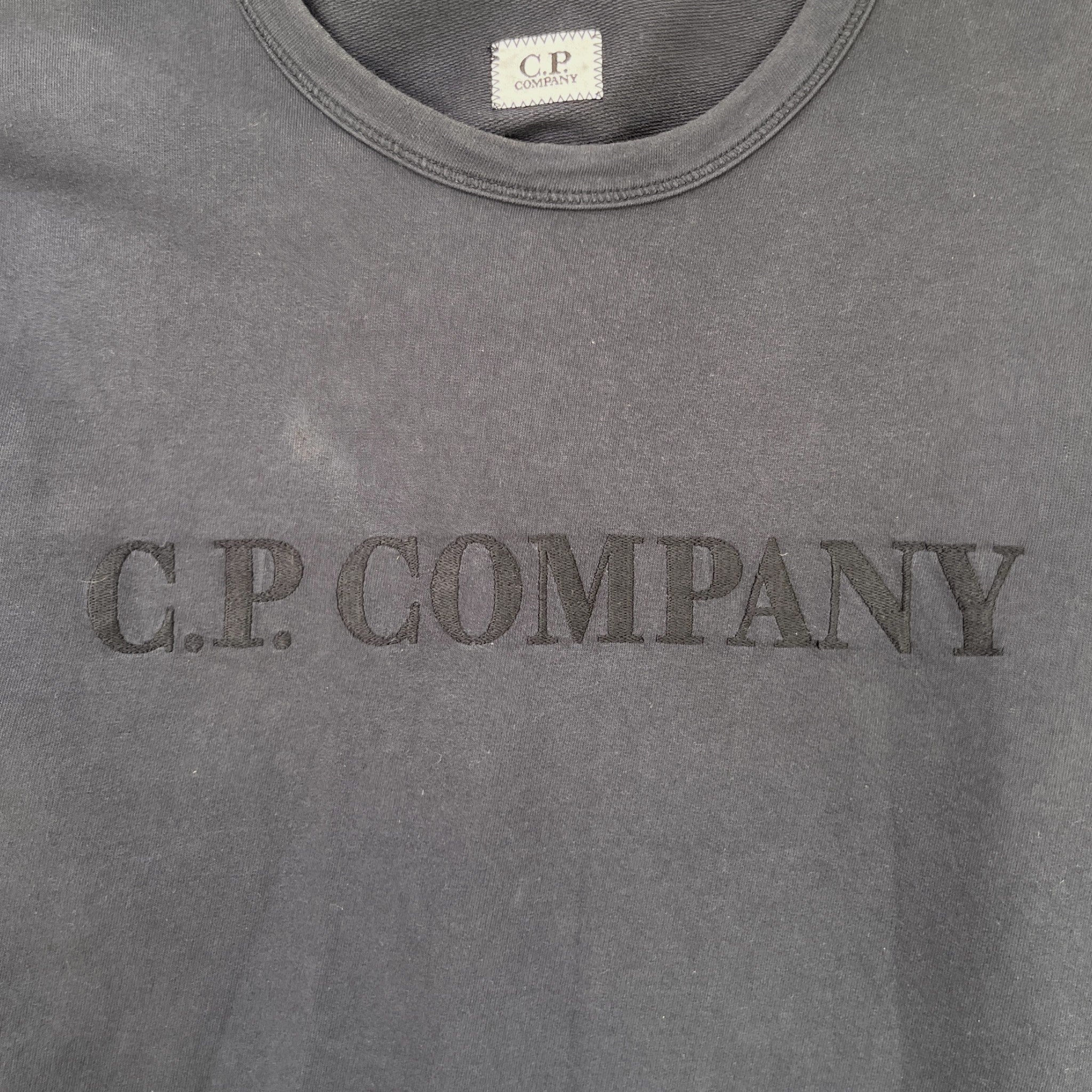 Men's Embroidered Logo Sweatshirt Navy Size S