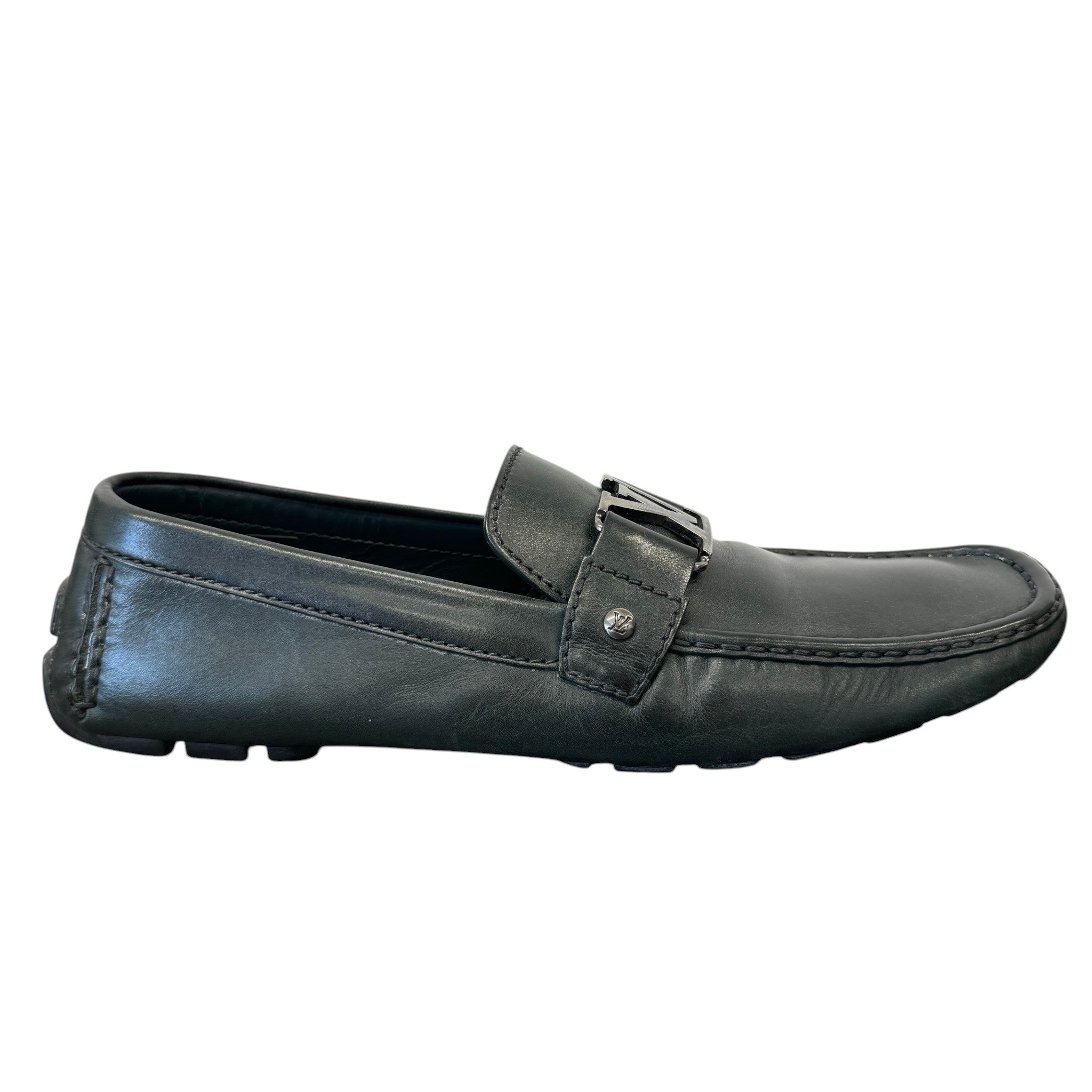 Men's Monte Carlo Moccasins Loafers Black Size EU 44.5 / UK 10.5