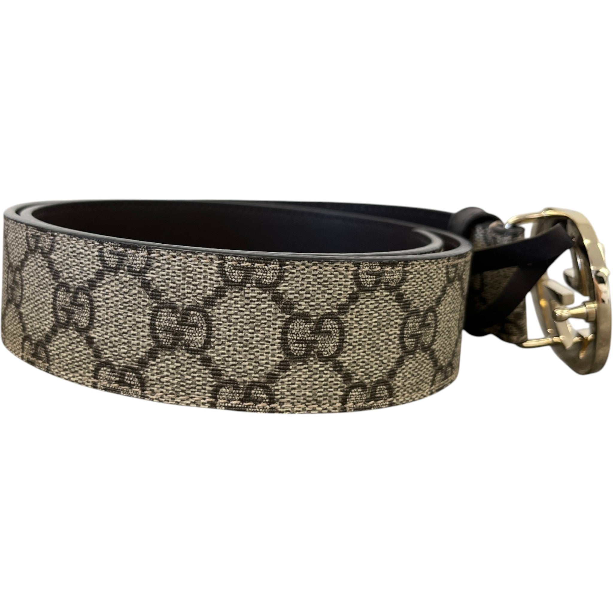 Men's Gg Supreme Belt Beige Size 75CM / UK 6